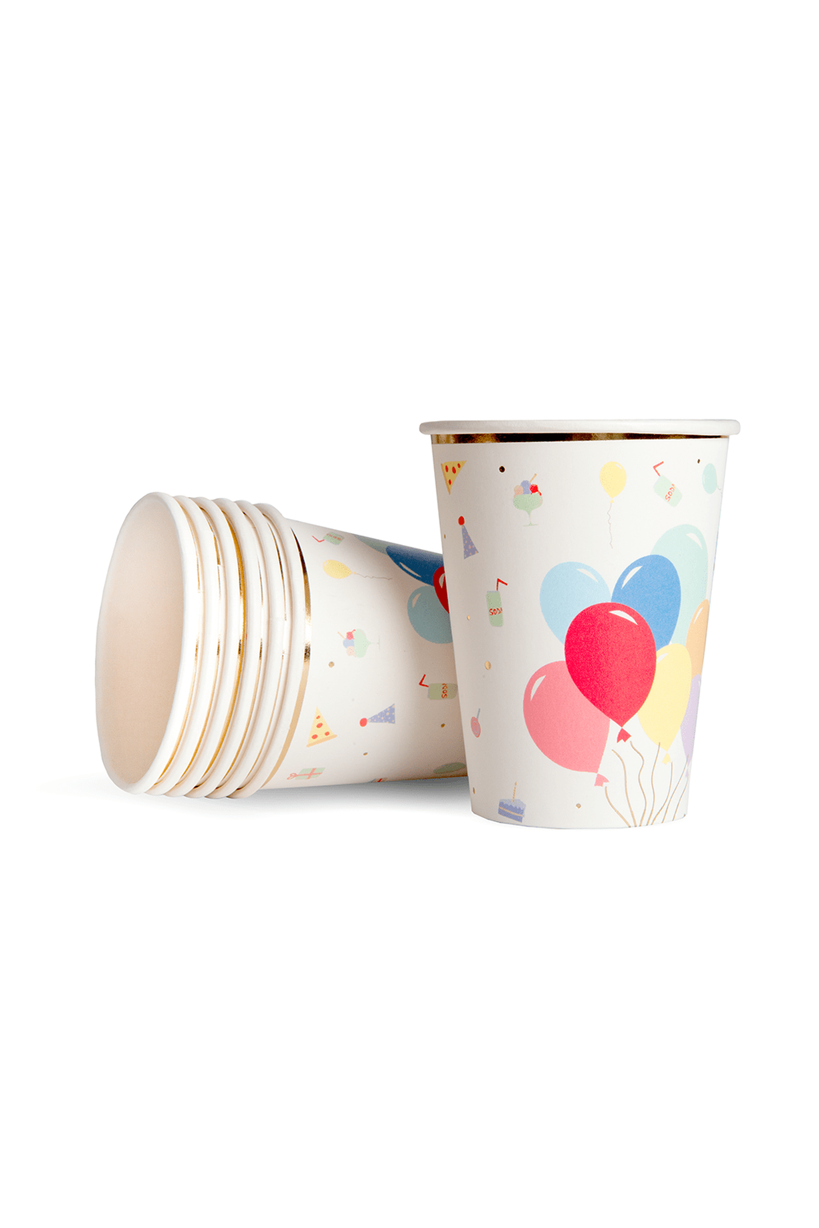 Cups - Happy Birthday (8 pcs)