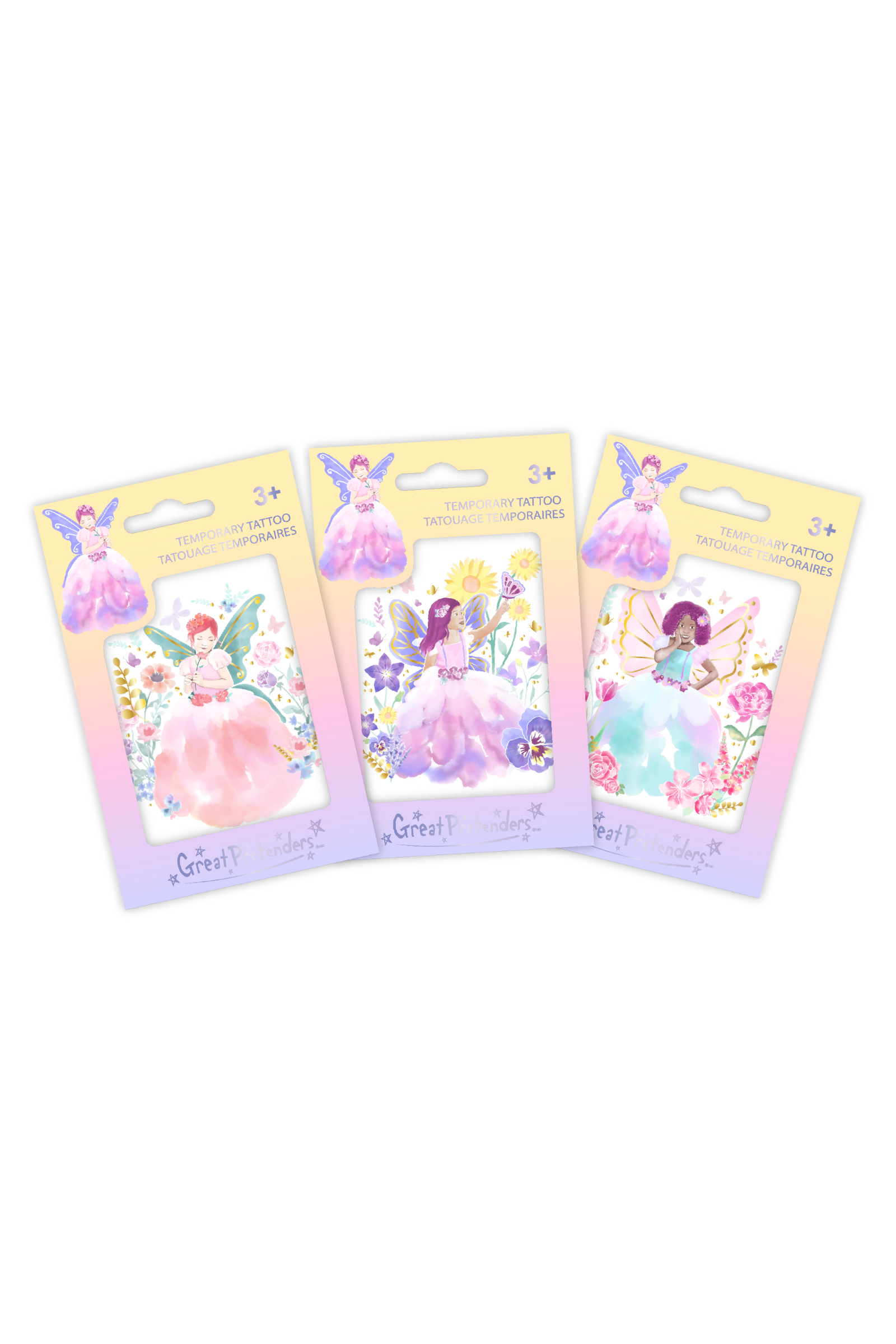 Butterfly Fairy Tattoo Single, 3 styles assorted