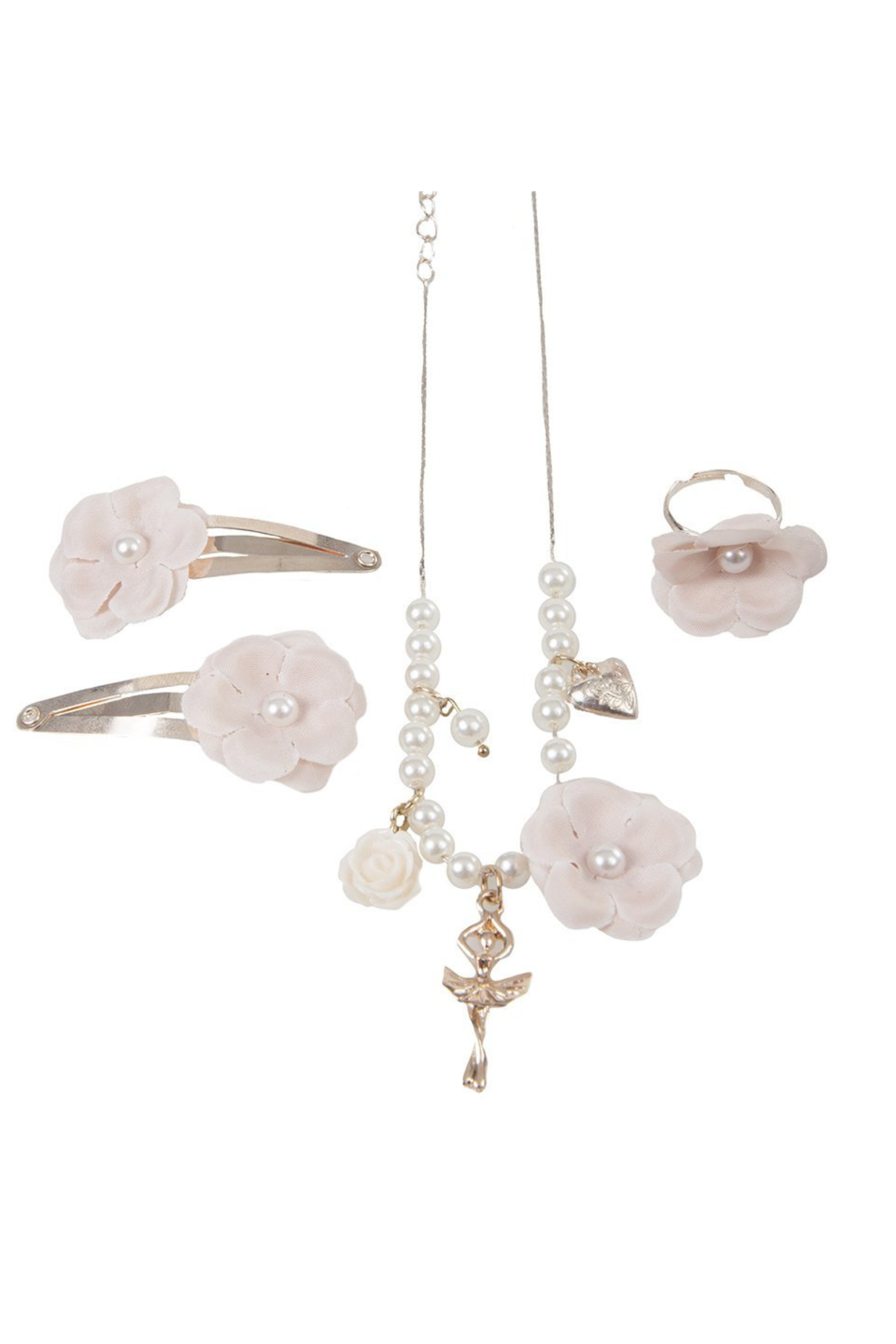 Ballet Dreams Necklace with Ring & Hairclip Set (4 pcs)