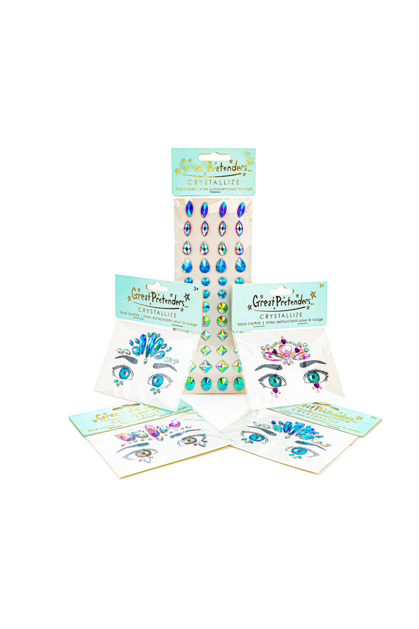 Face Crystal Sheet - Ocean Mermaid (3 pcs)