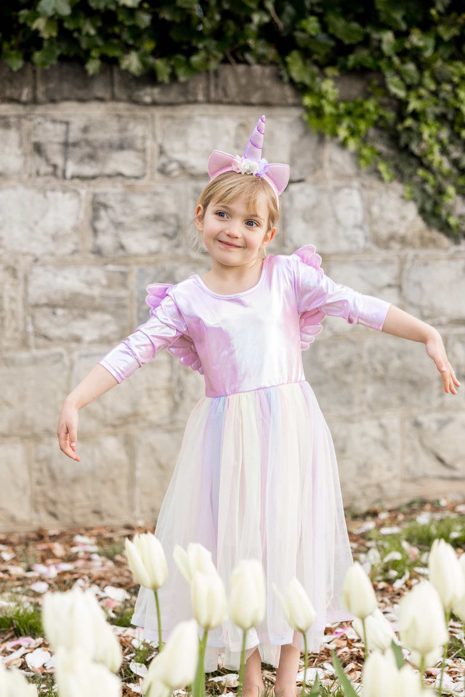 Alicorn Dress with Wings & Headband