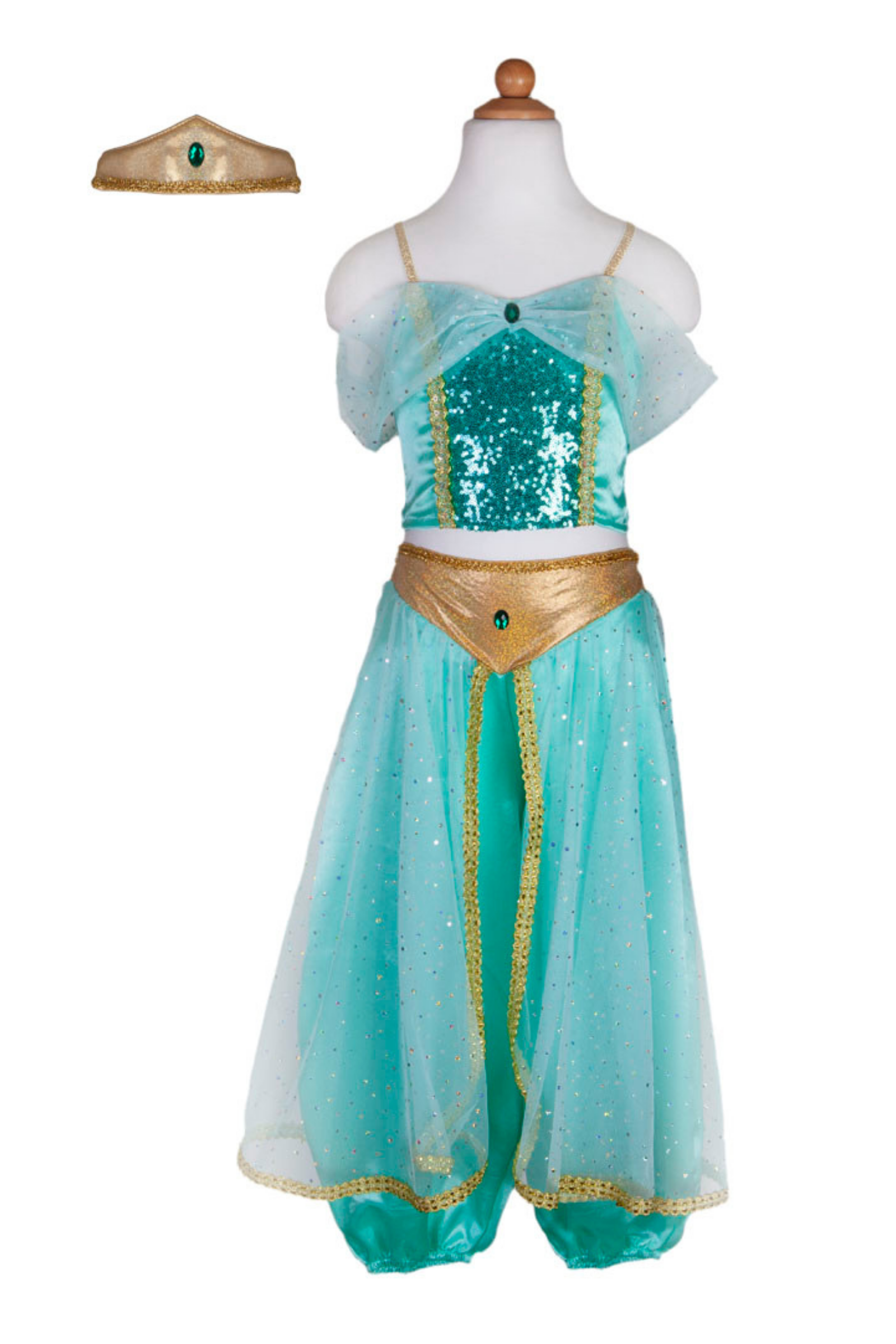 Arabian Princess Dress, Teal
