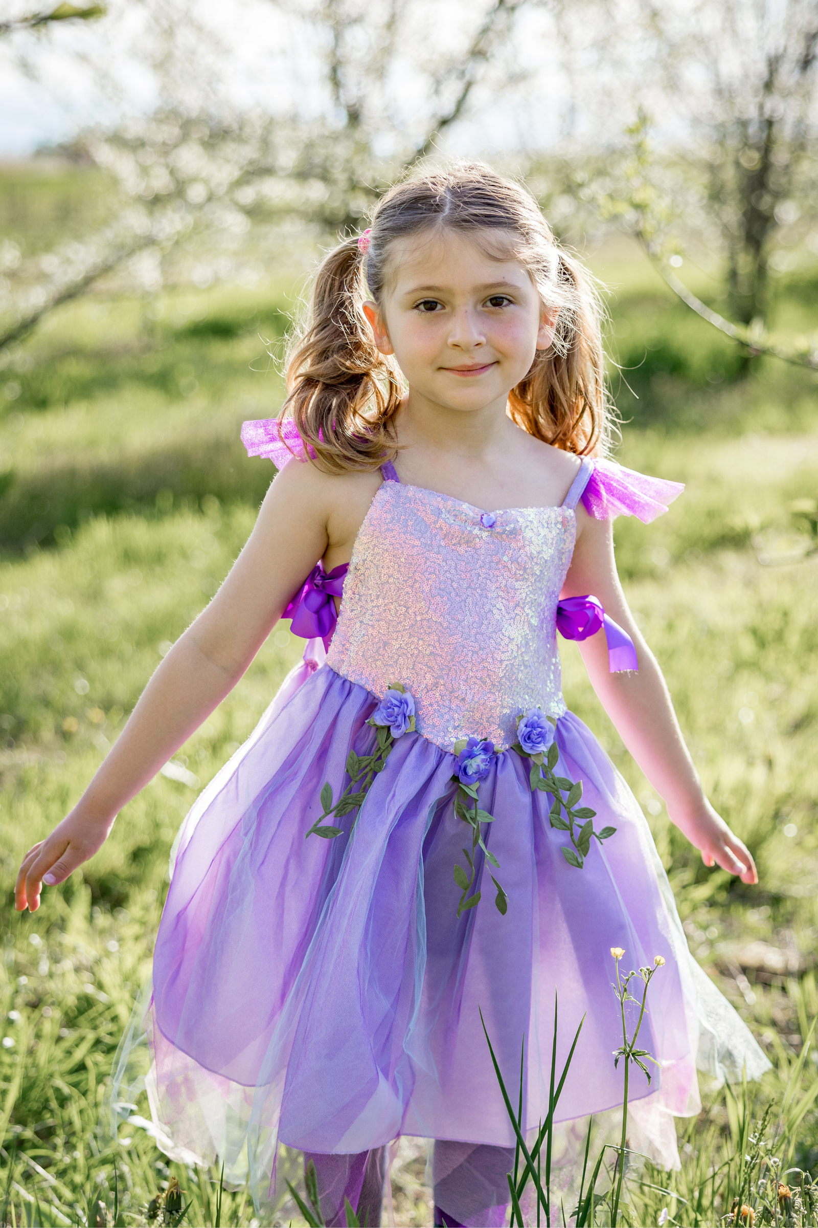 Lilac Sequins Fairy Tunic