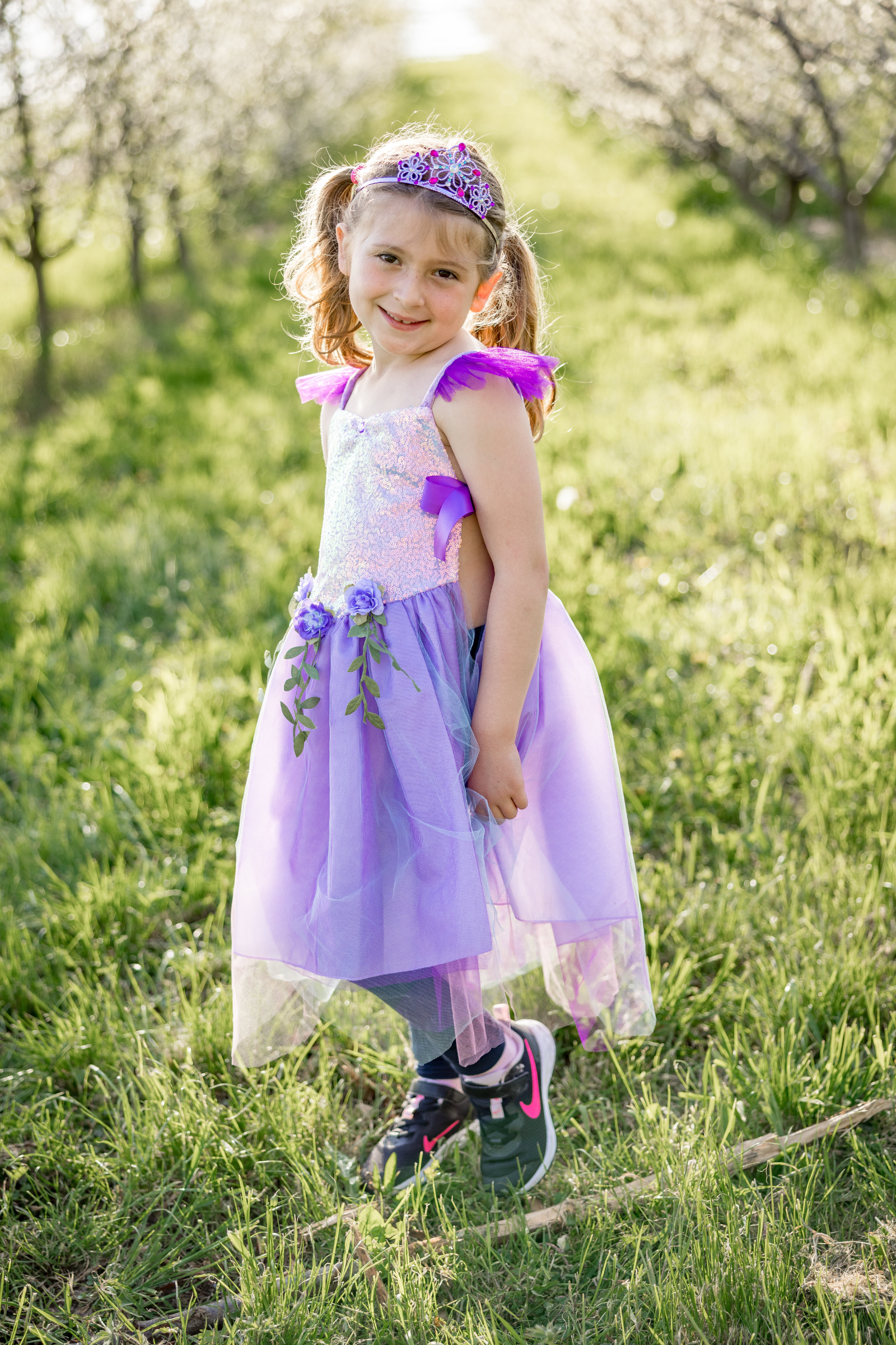 Lilac Sequins Fairy Tunic
