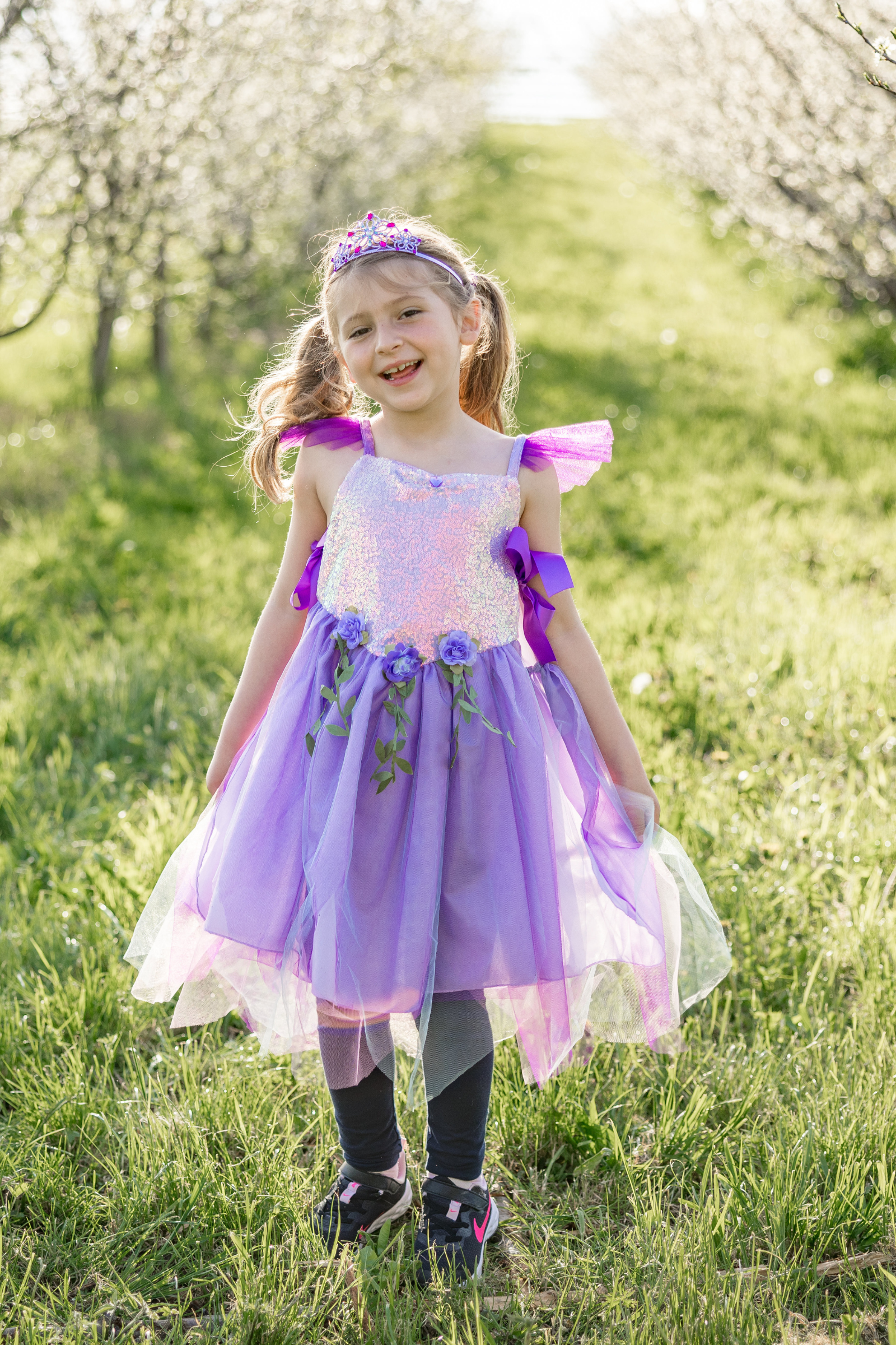 Lilac Sequins Fairy Tunic