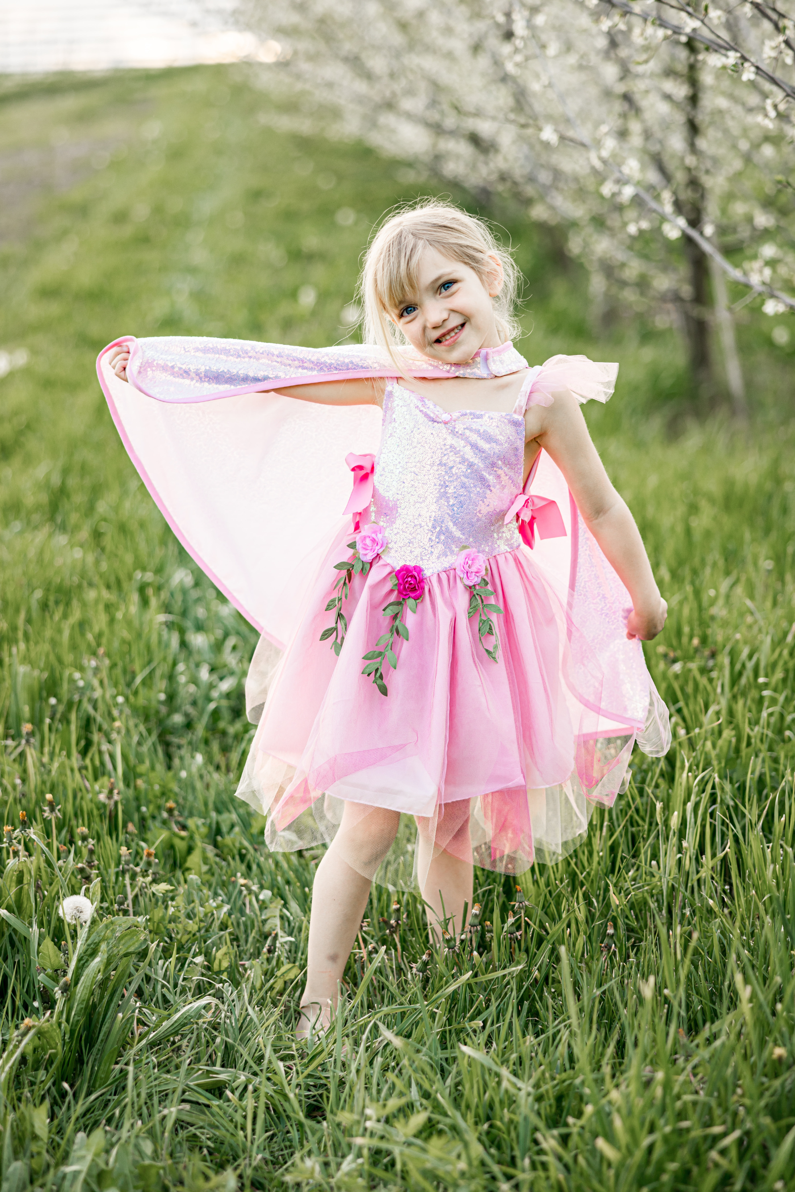 Pink Sequins Fairy Tunic