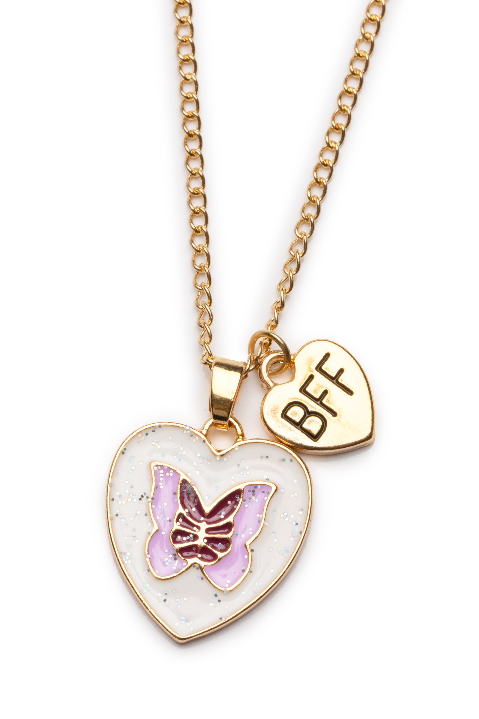 Rainbow Butterfly BFF Necklace, 2 styles assorted