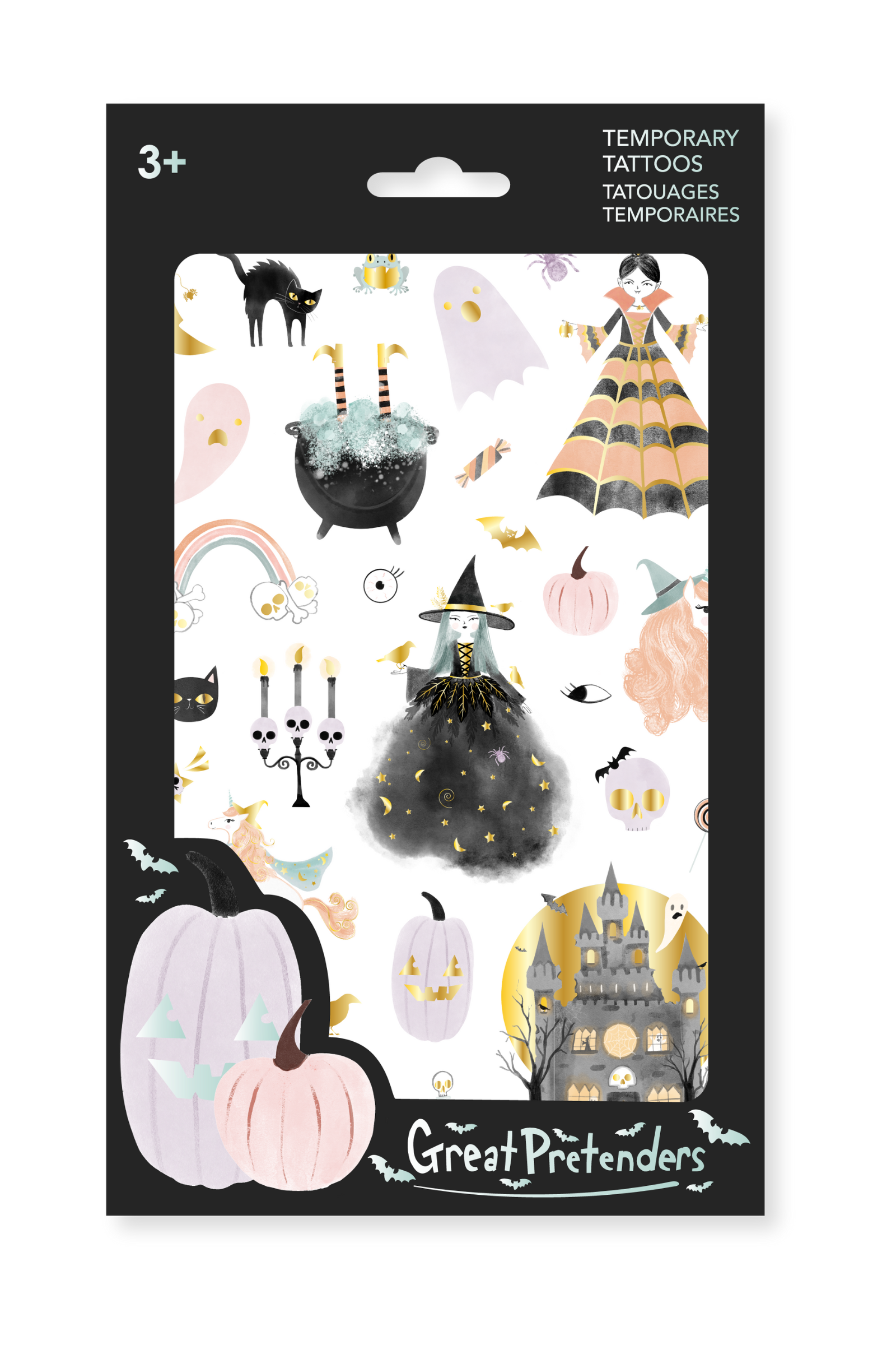 Raven Witch Tattoo Sheet (30 pcs)