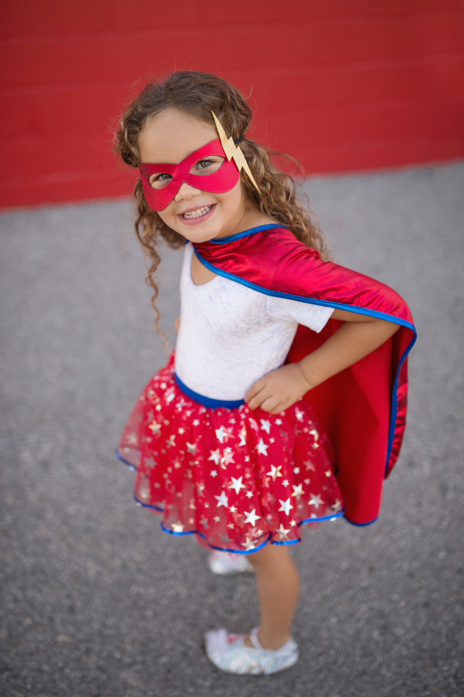 Superhero Tutu with Cape & Mask