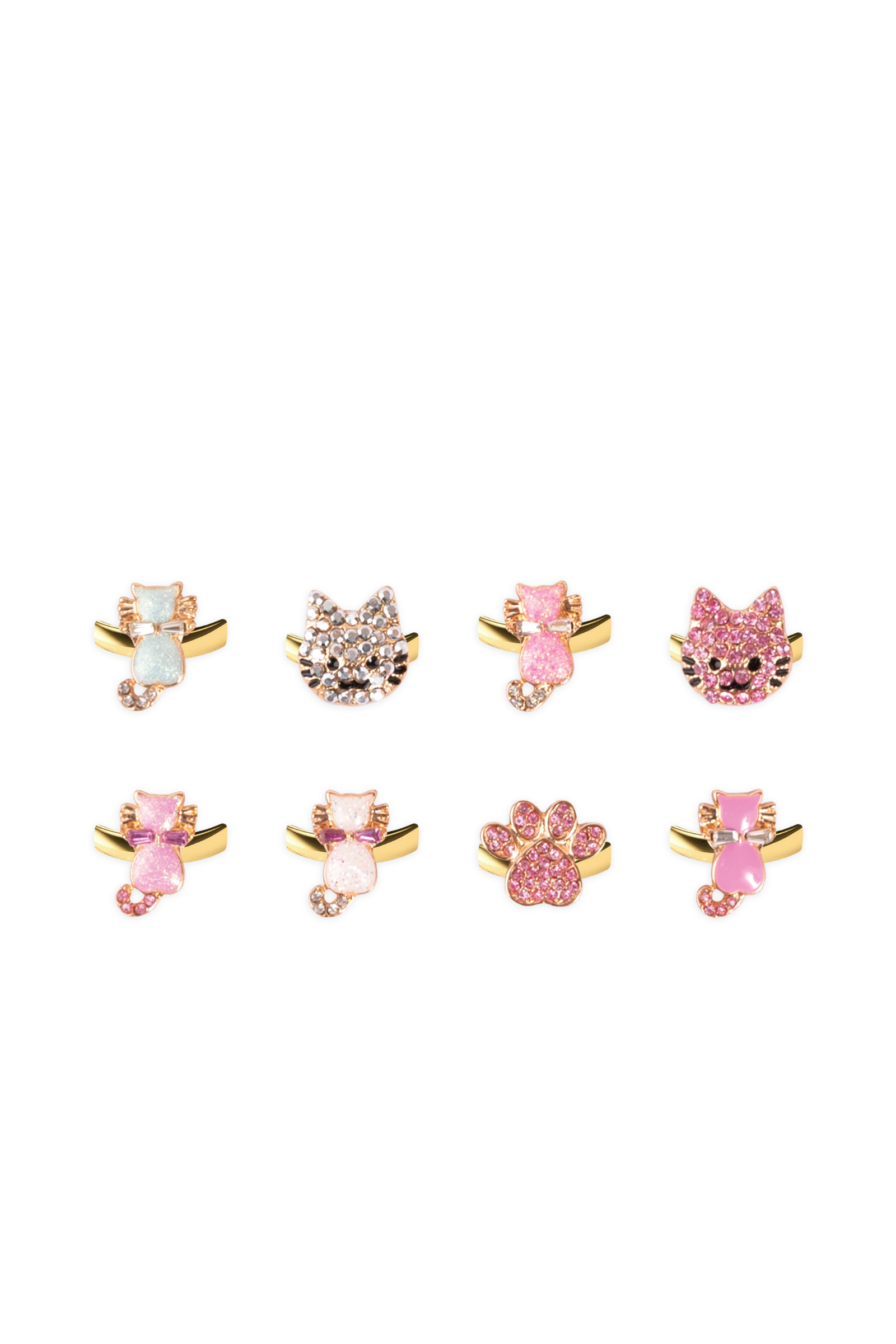 Fancy Feline Spinner Rings, 8 styles Assorted
