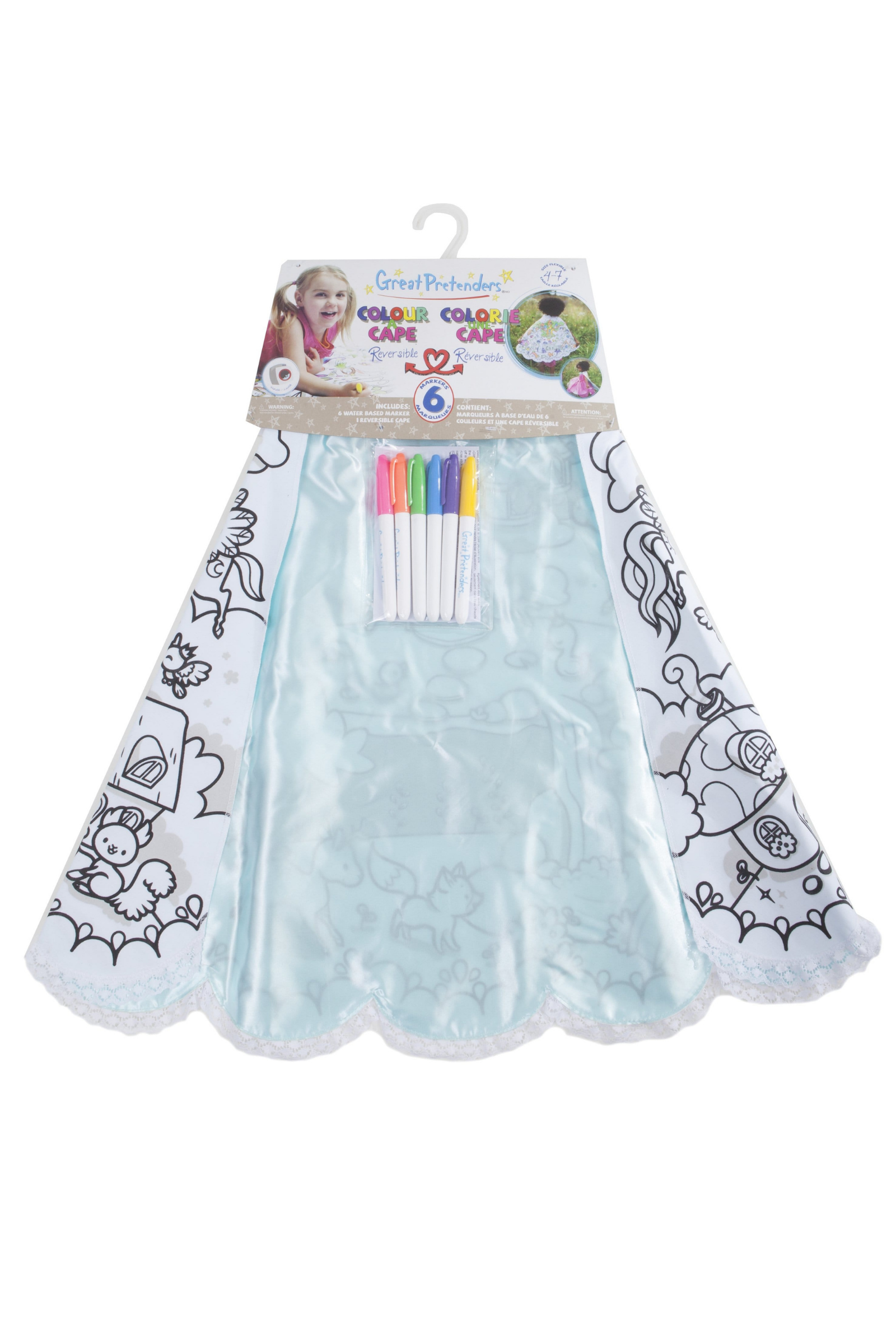 Colour a Cape - Magical Princess - with Marker Set (7 pcs)