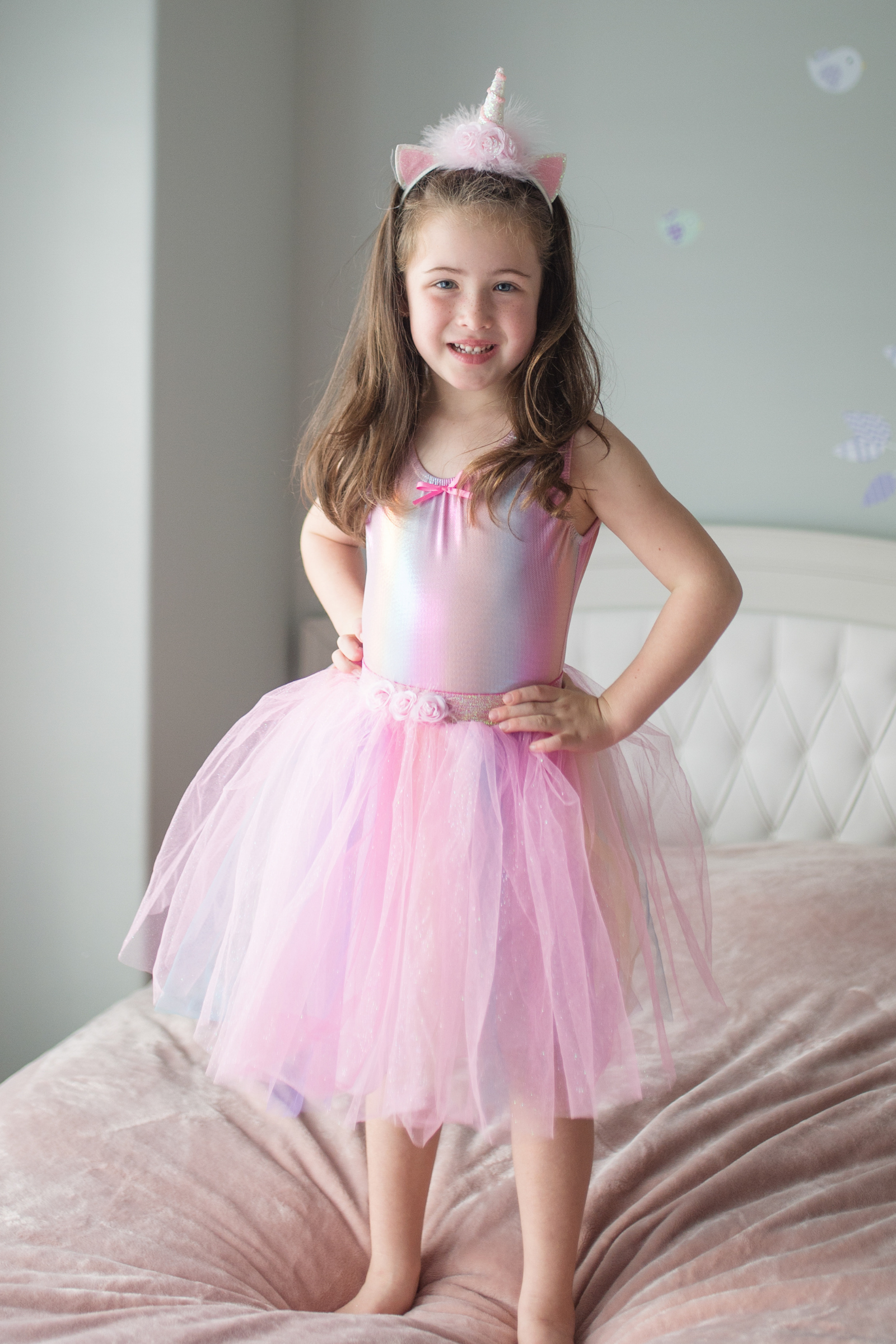 Bodysuit, Rainbow Pink