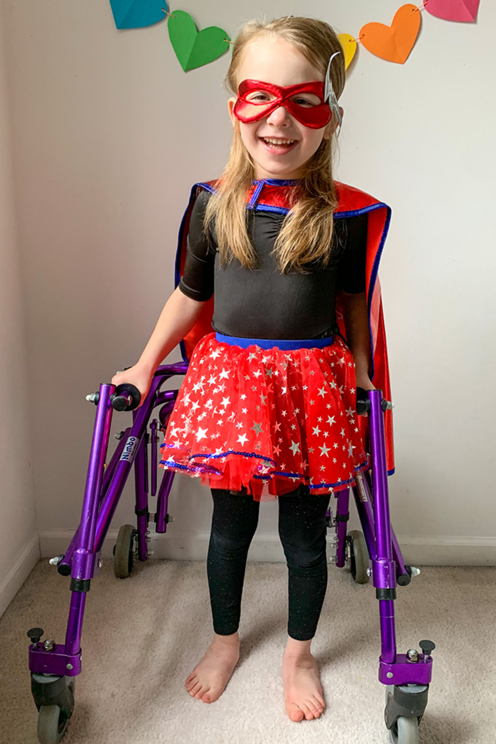 Superhero Tutu with Cape & Mask