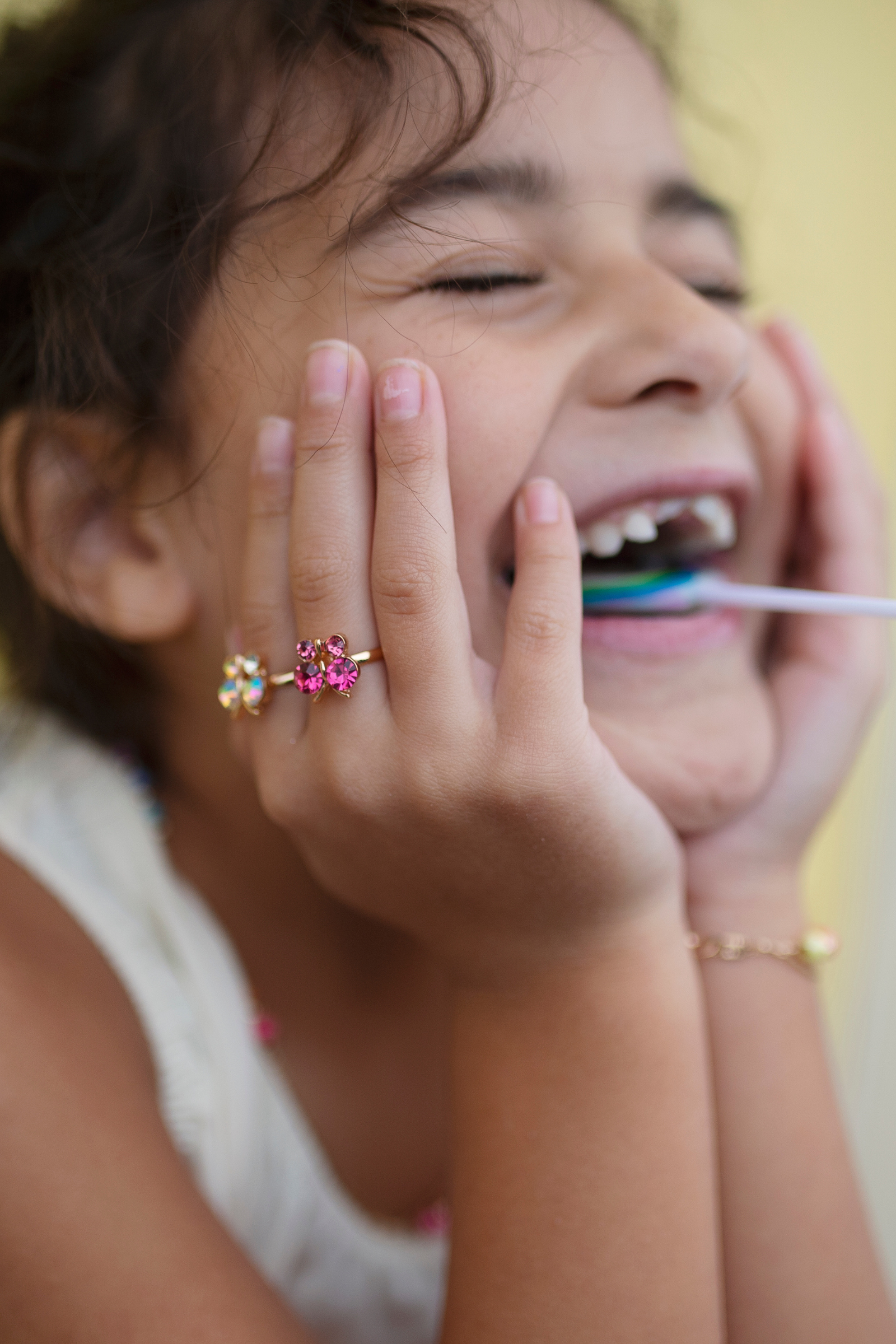 Bagues Boutique Butterfly Gem Rings, 3Pcs