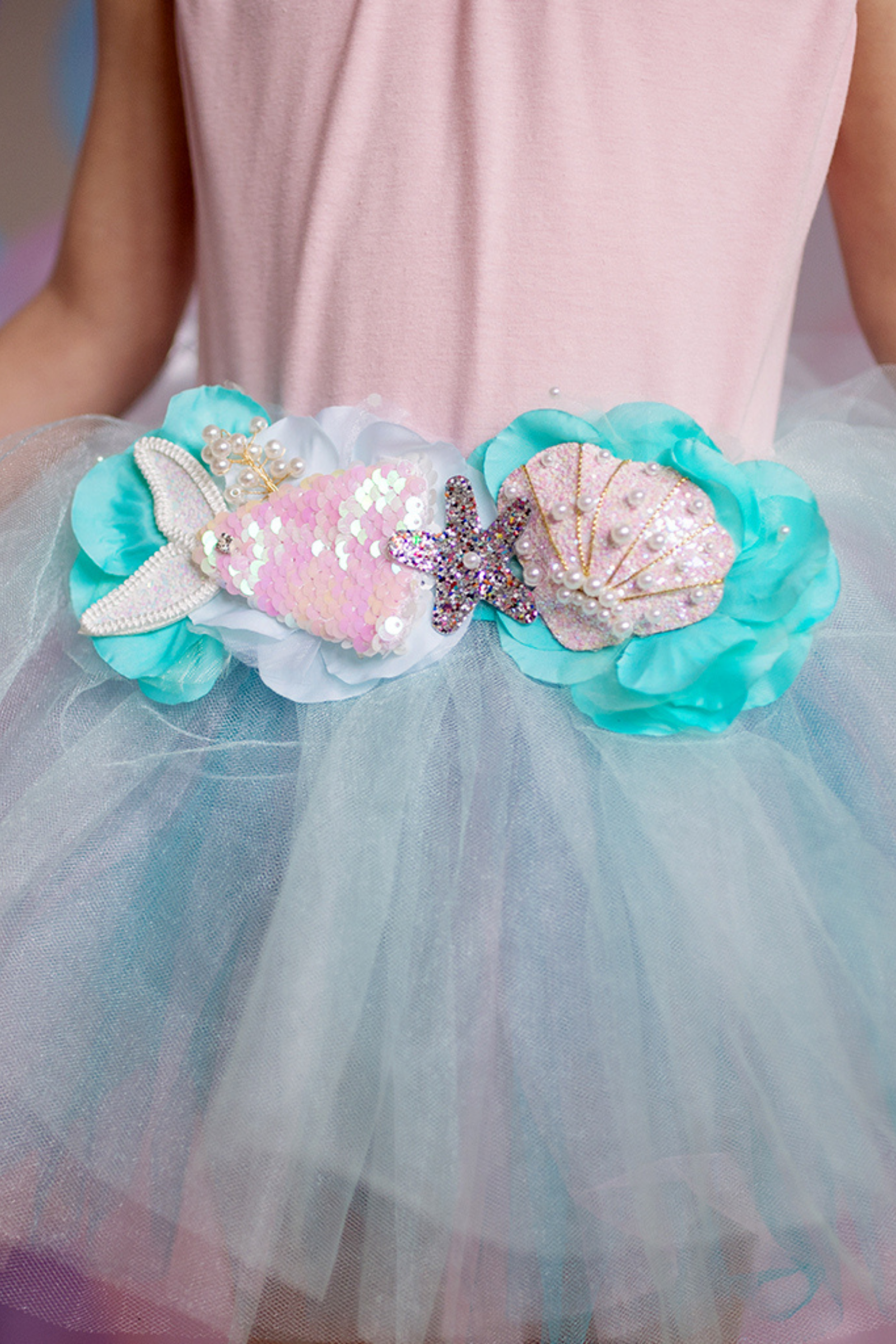 Mermalicious Tutu, Pastel/Aqua