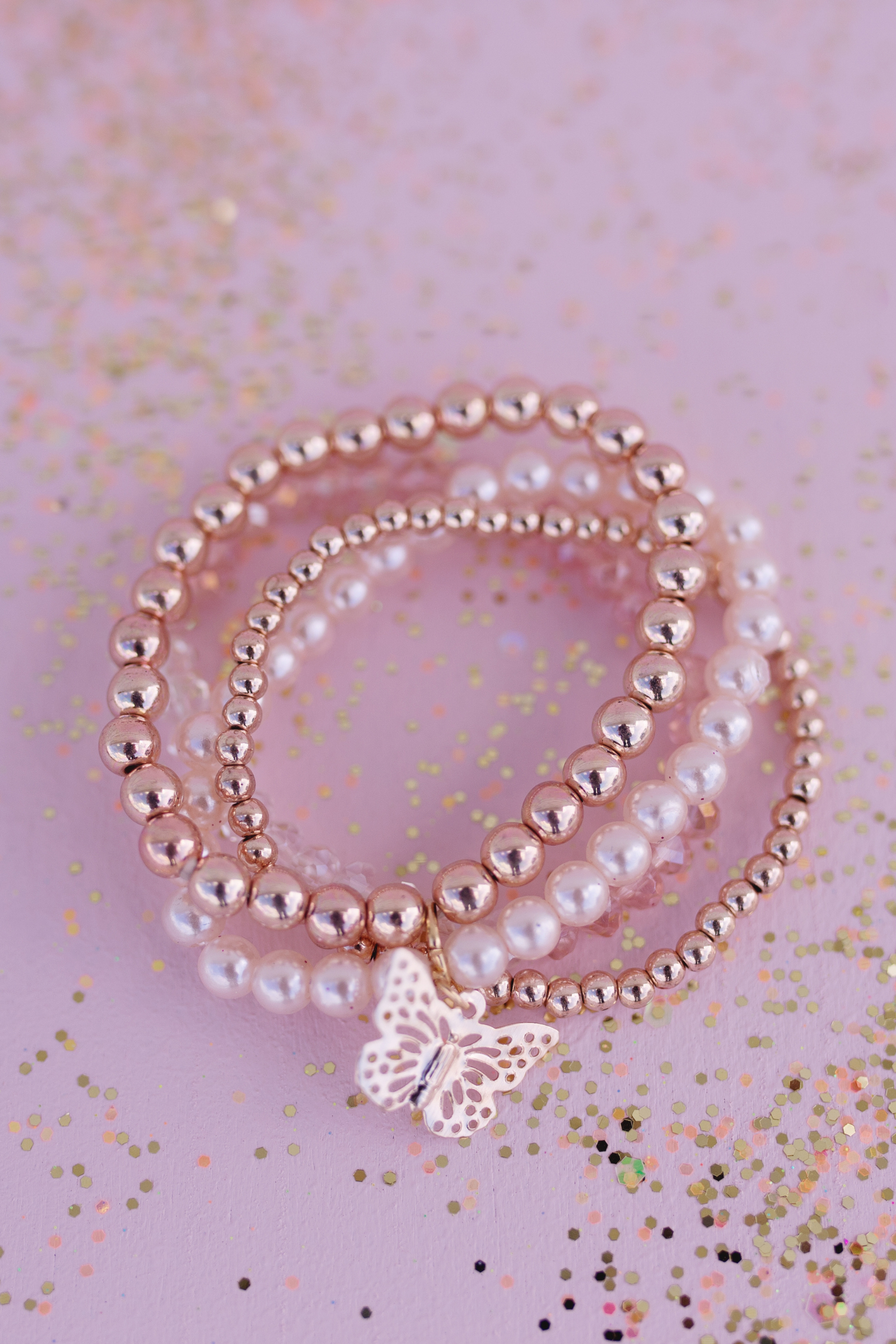 Blush Crush Bracelet Set (4 pcs)