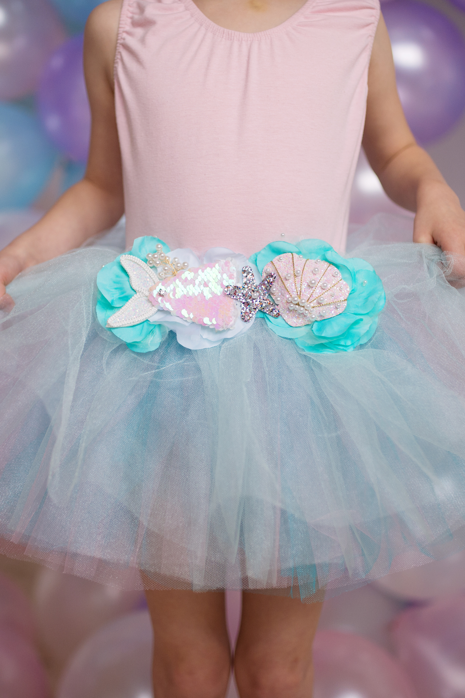 Mermalicious Tutu, Pastel/Aqua