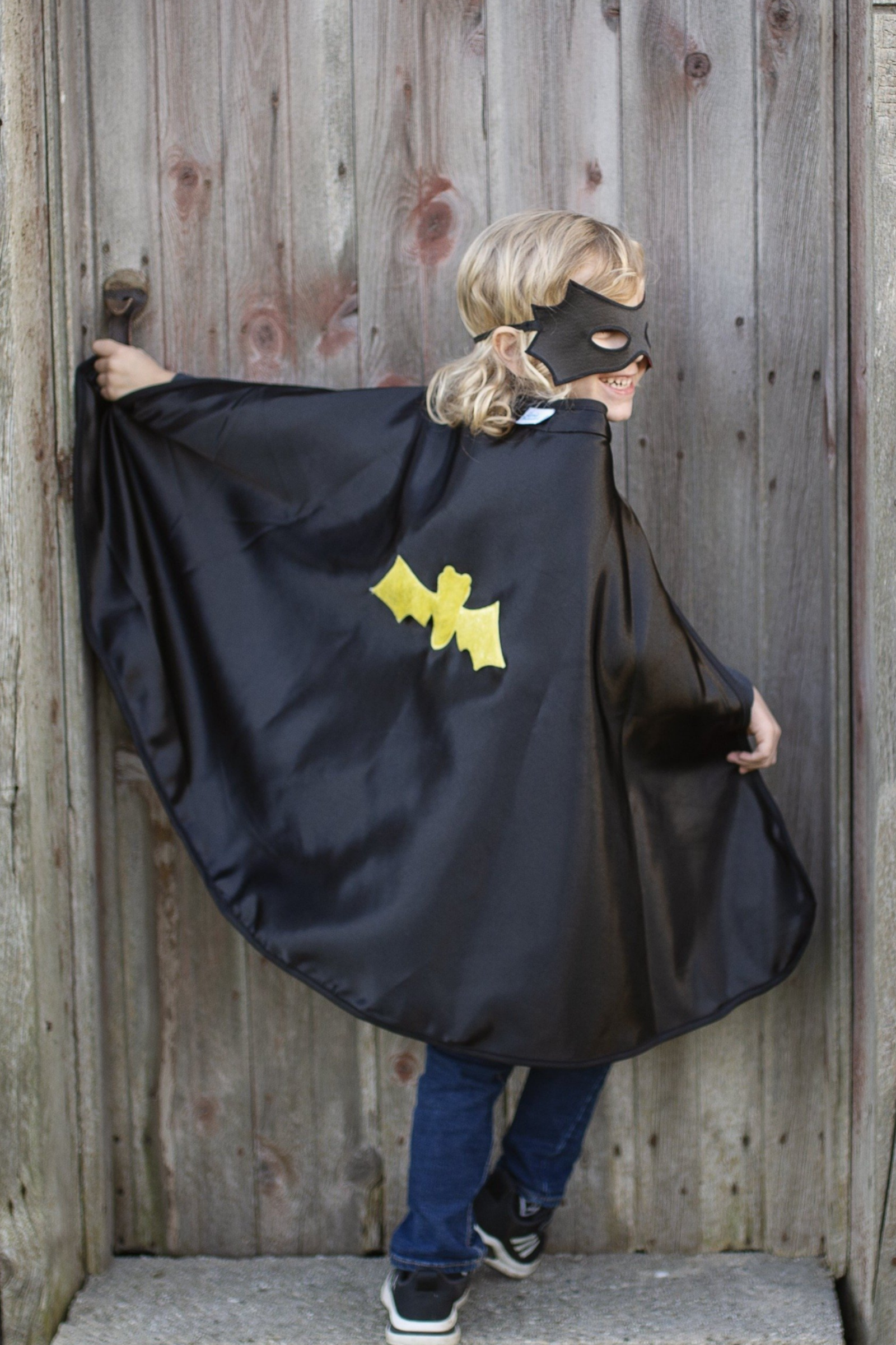 Reversible Spider and Bat Cape with Mask