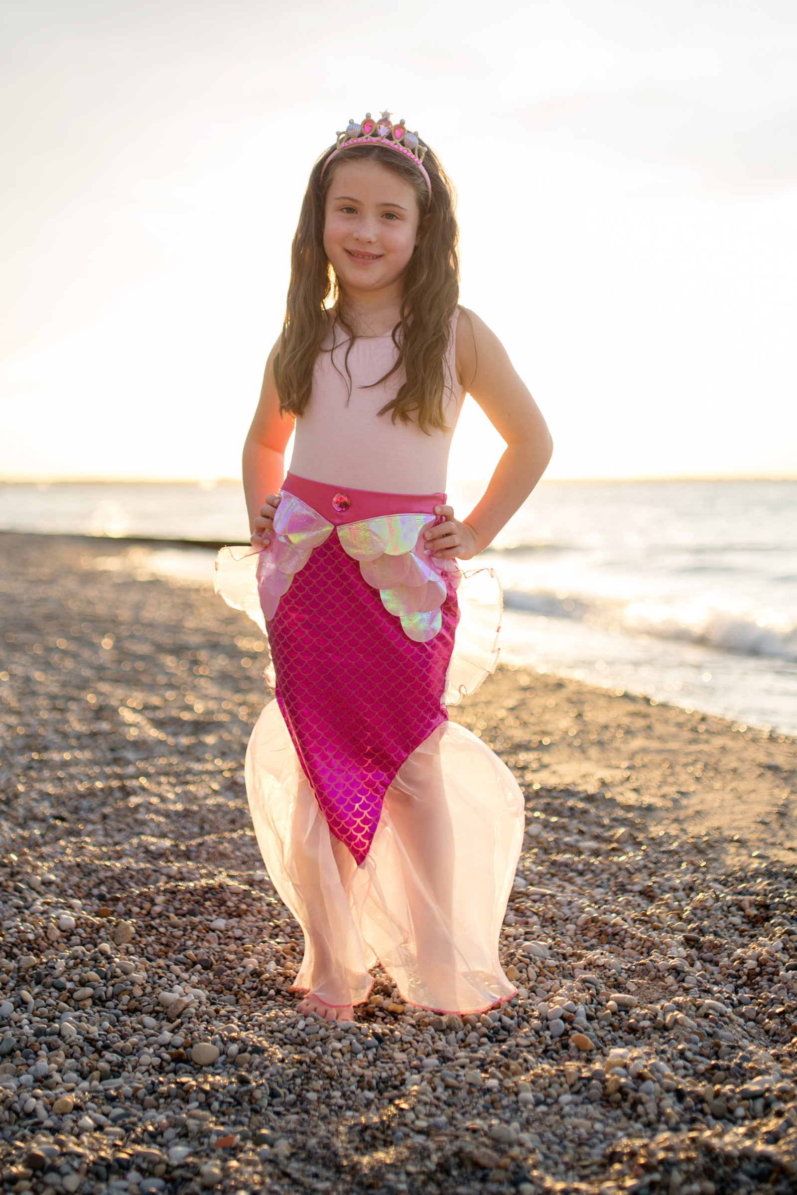 Mermaid Glimmer Skirt with Headband