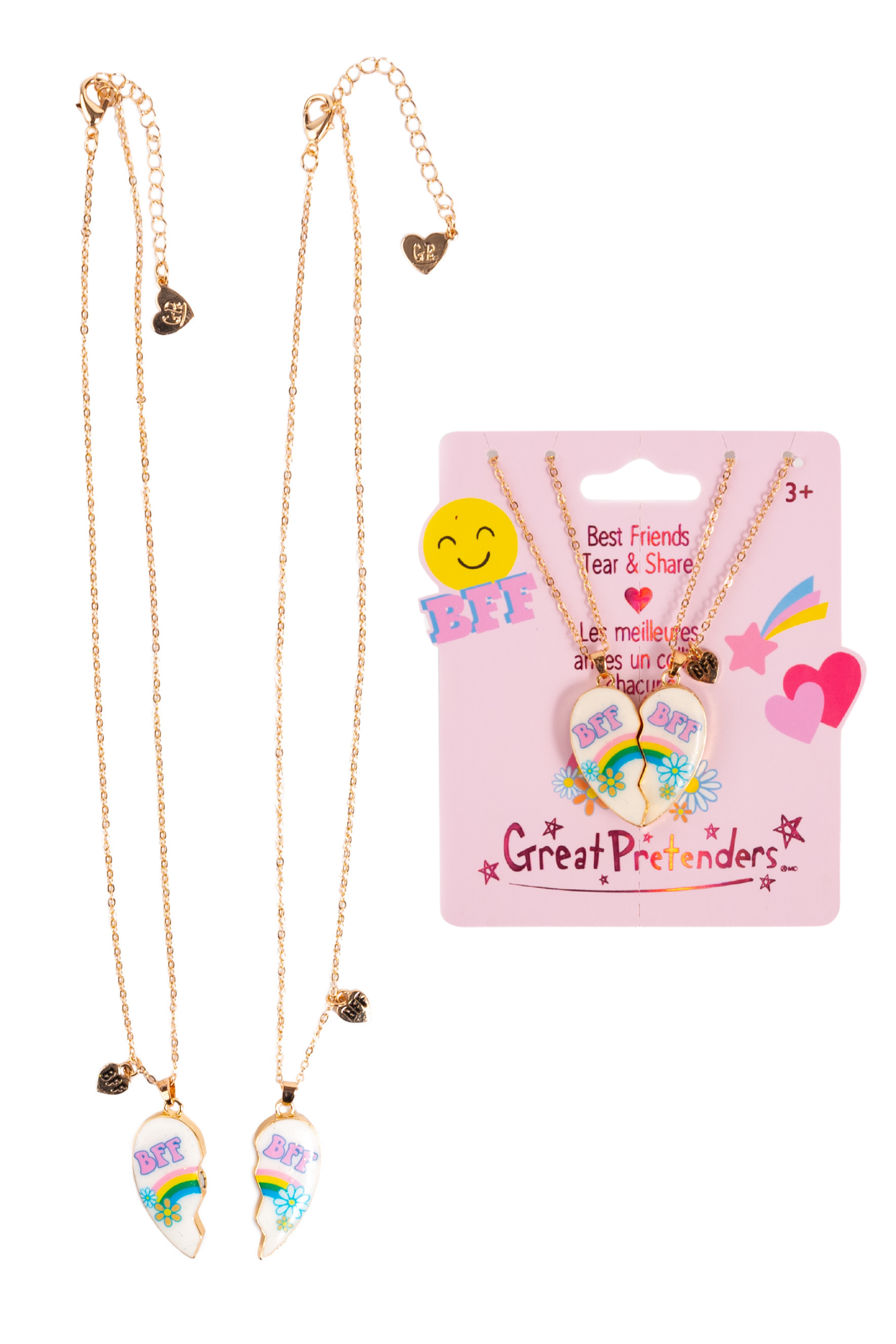 Bodacious Besties Tear and Share Necklace (2 pcs)