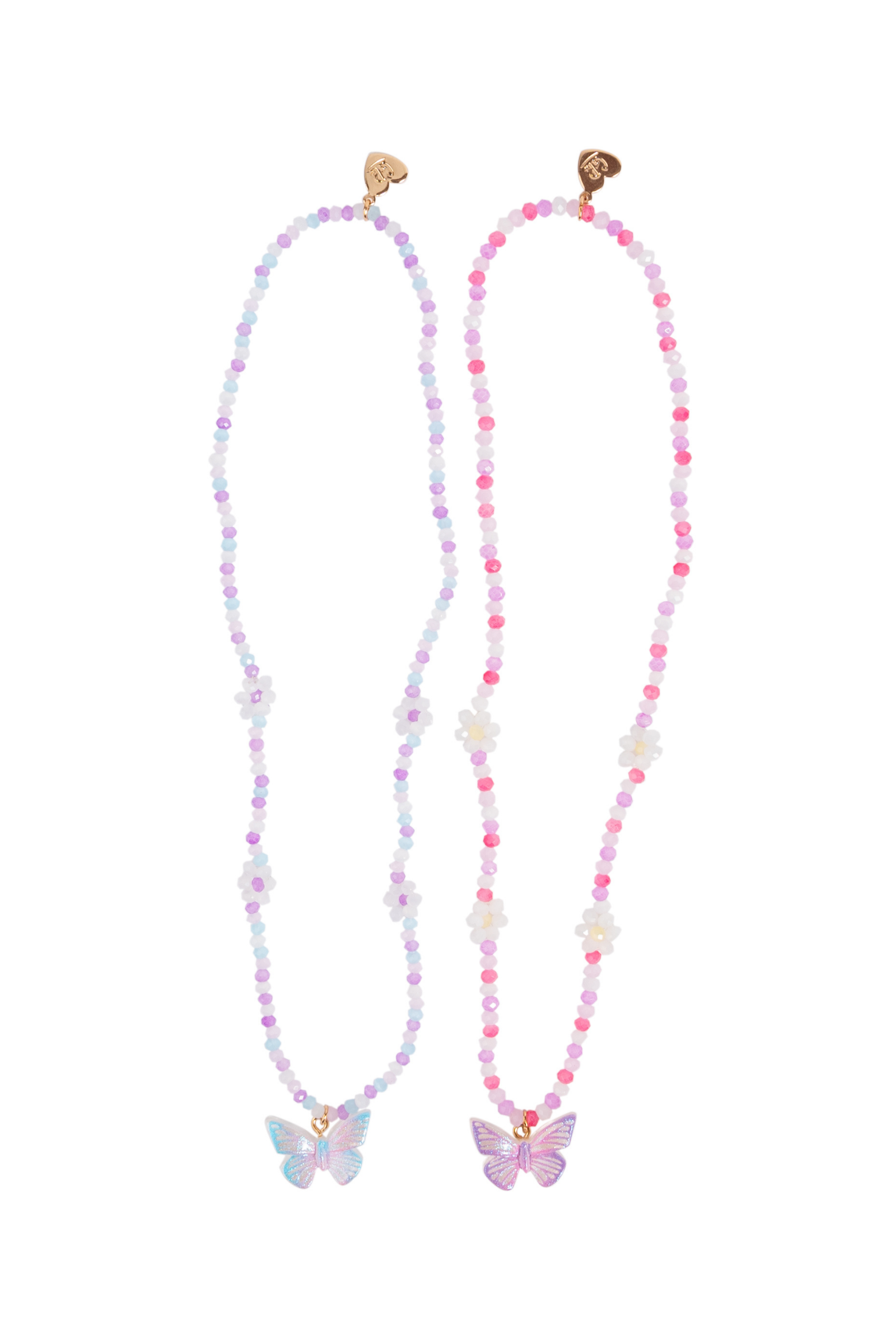 Butterflies and Daises Necklace, 2 styles assorted
