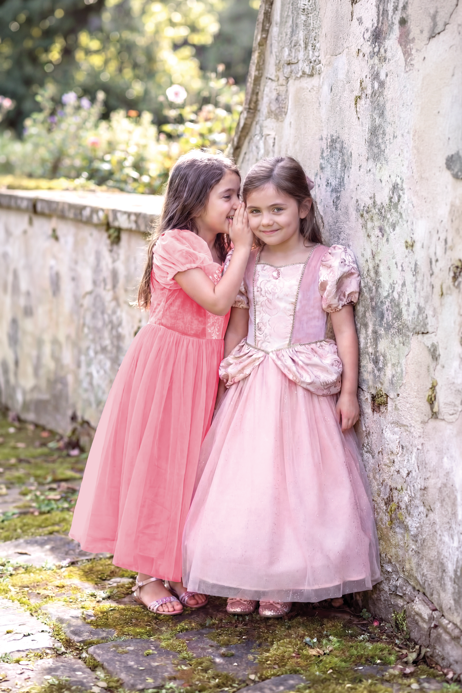 Penelope Brokatkleid, Dusty Rose