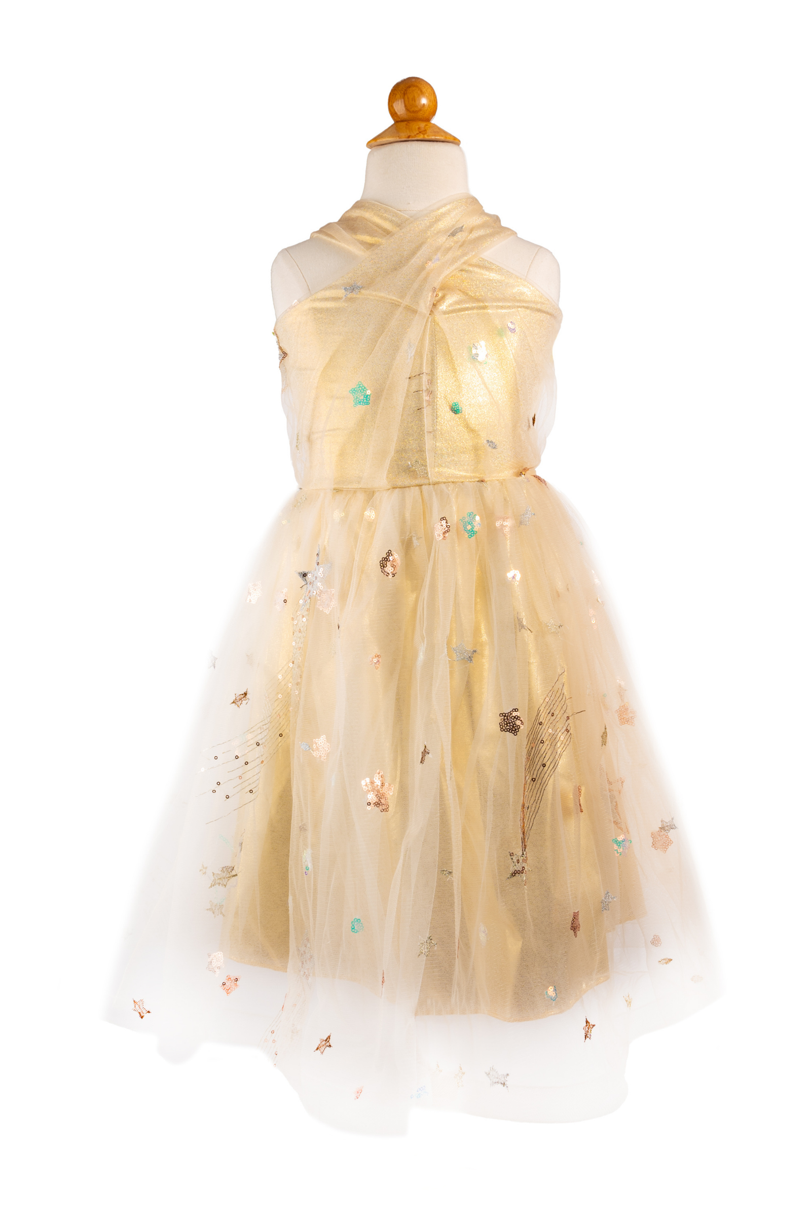 Eras Kleid, Gold/Silber