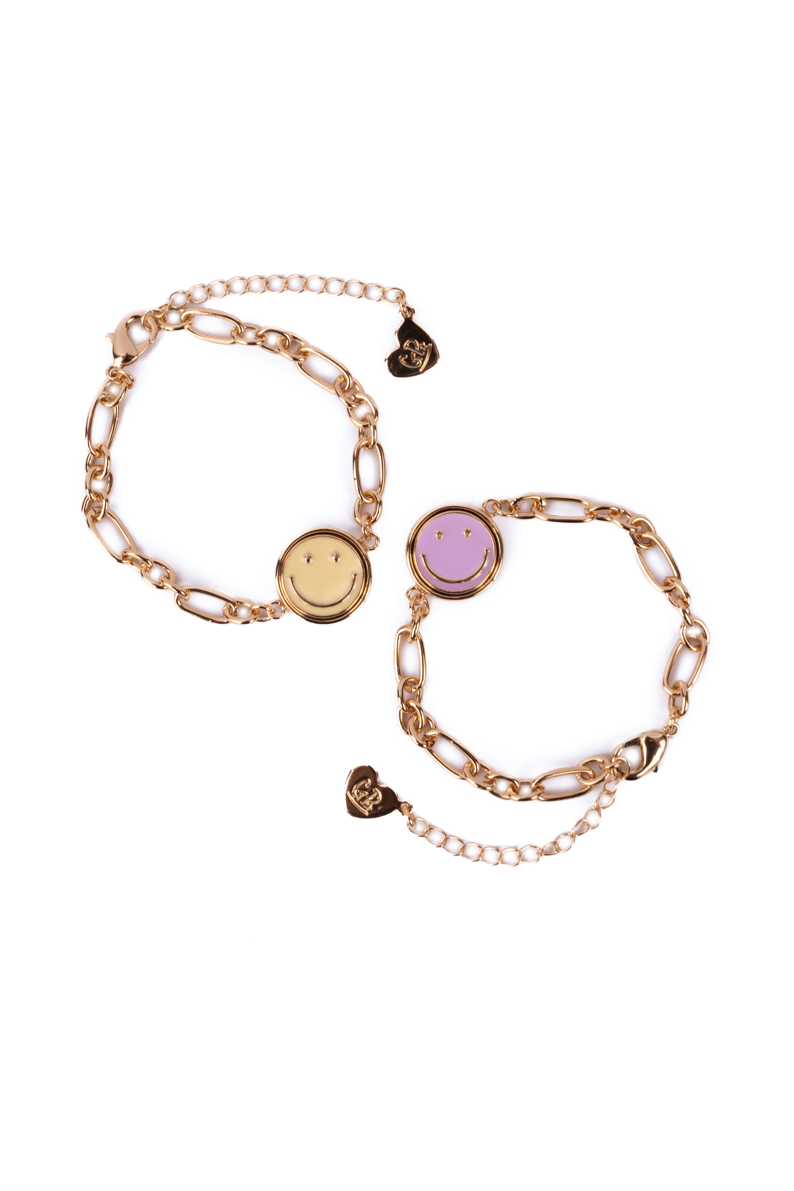 Boutique Chic all Smiles Spinner Bracelet, 2 styles assorted