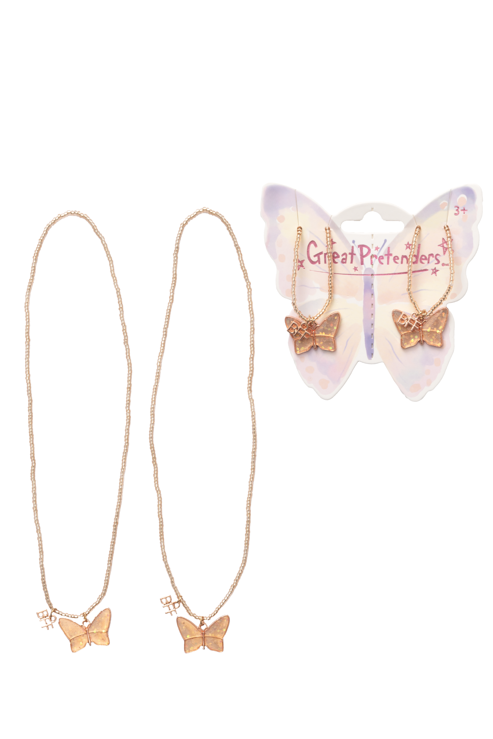 beste Freunde Schmetterling, Pink, (2 Stk)