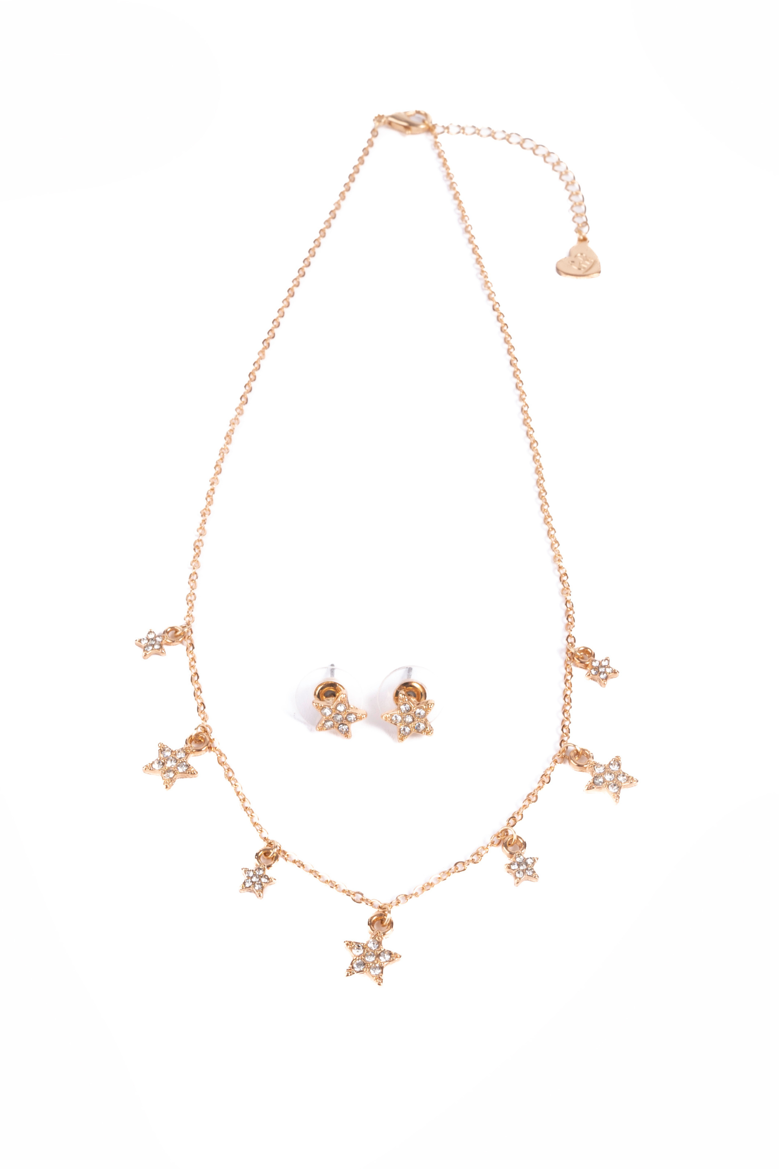 Boutique Chic Rising Star Necklace & Earring Set (3 pcs)
