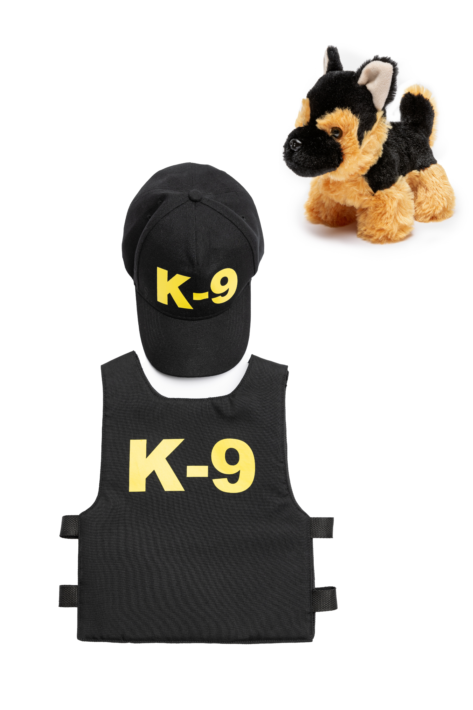K9 Unit Police Vest with Hat & Plush Puppy