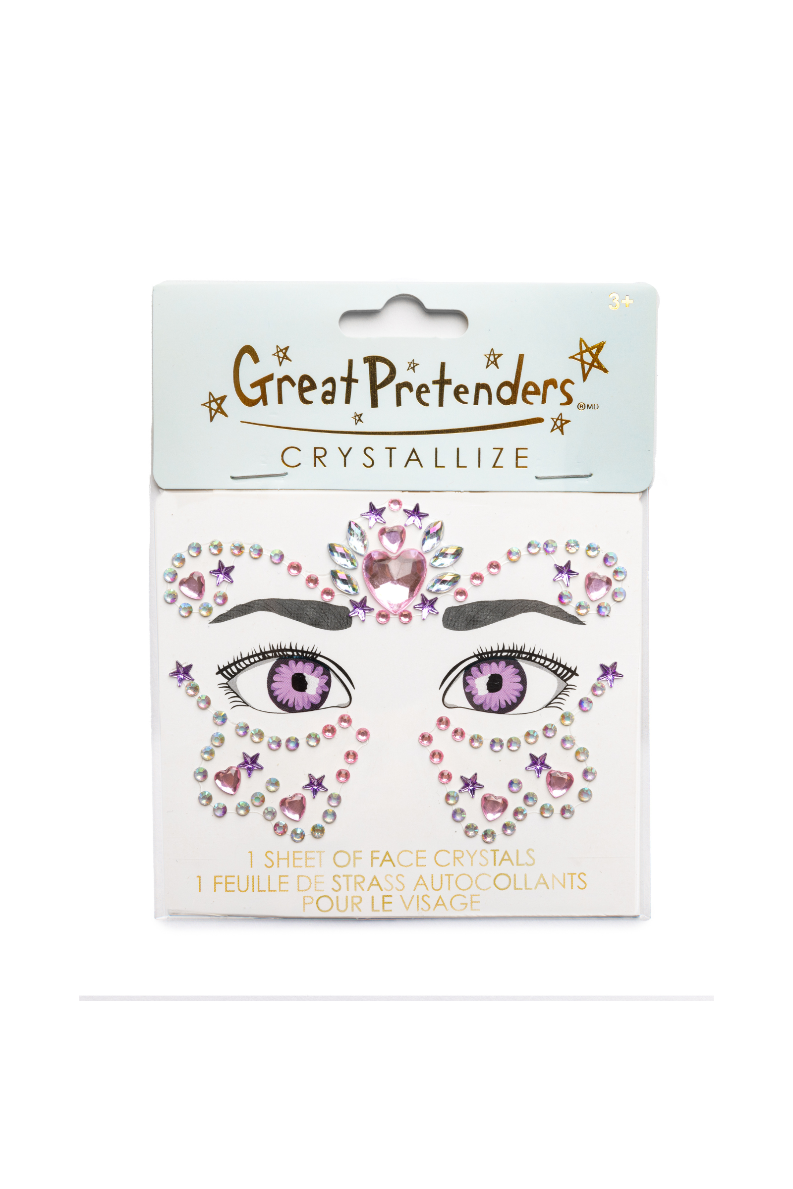 Strass autocollants pour le visage - Butterfly Princess