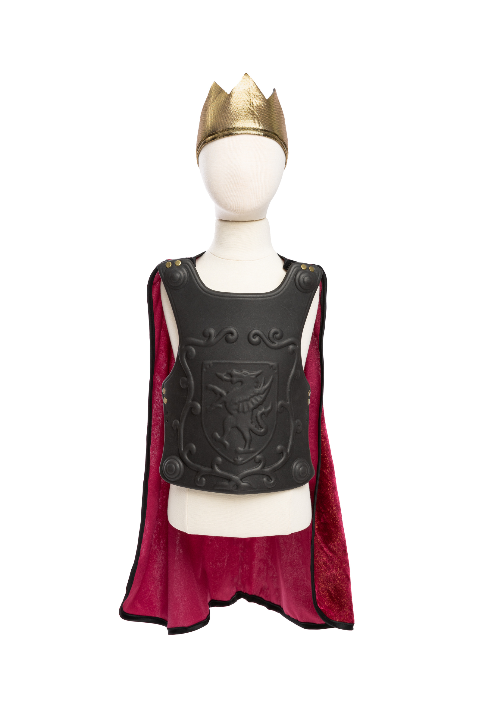 Legendary Knight Chest Plate Cape with Crown