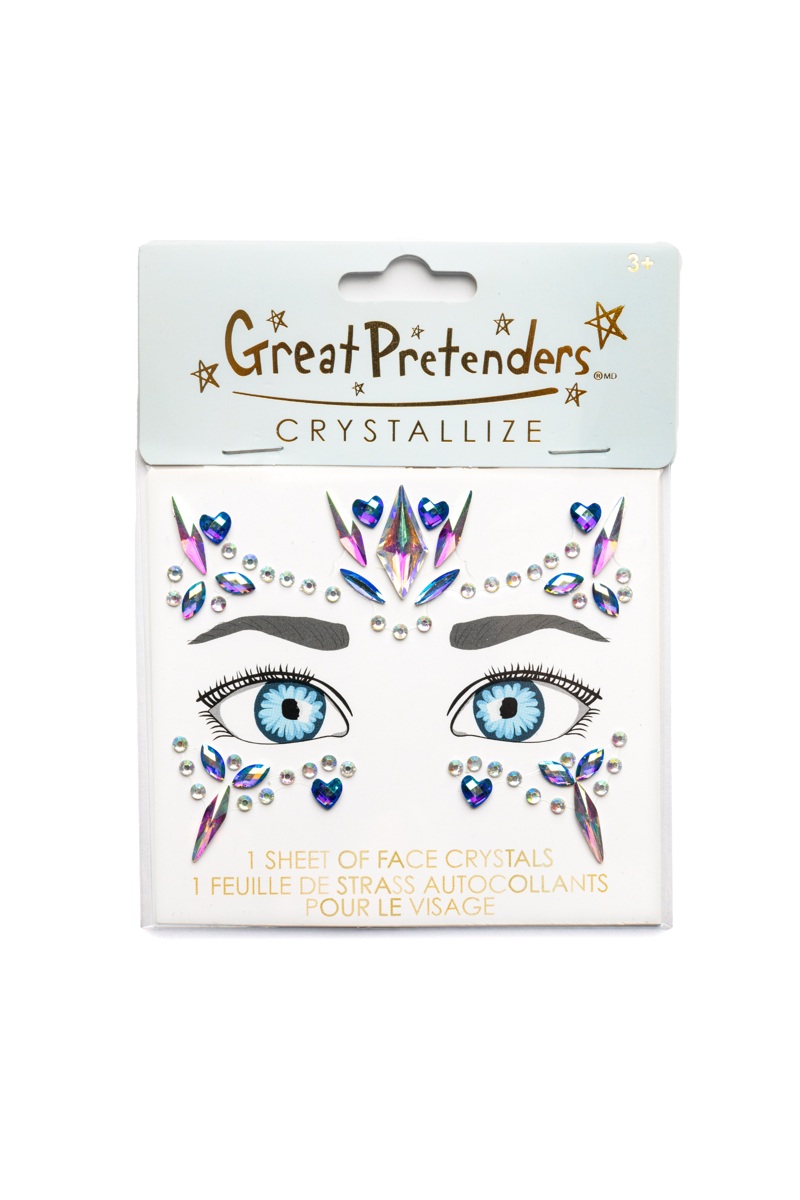 Strass autocollants pour le visage - Ice Princess