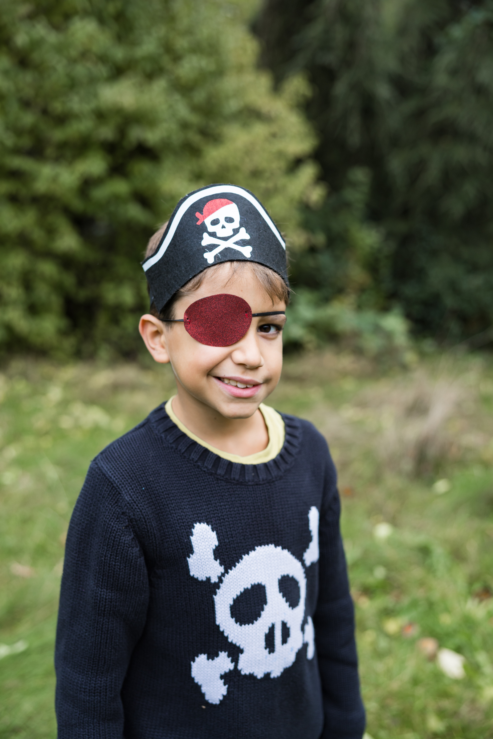 Pirate Hat Headband & Eyepatch Set (2 pcs)