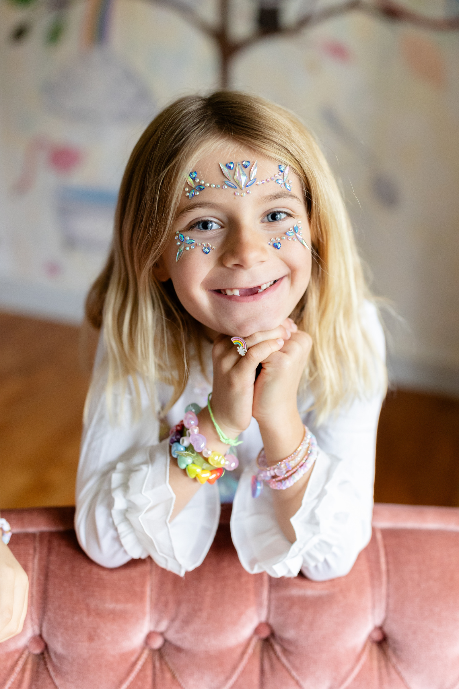 Strass autocollants pour le visage - Ice Princess