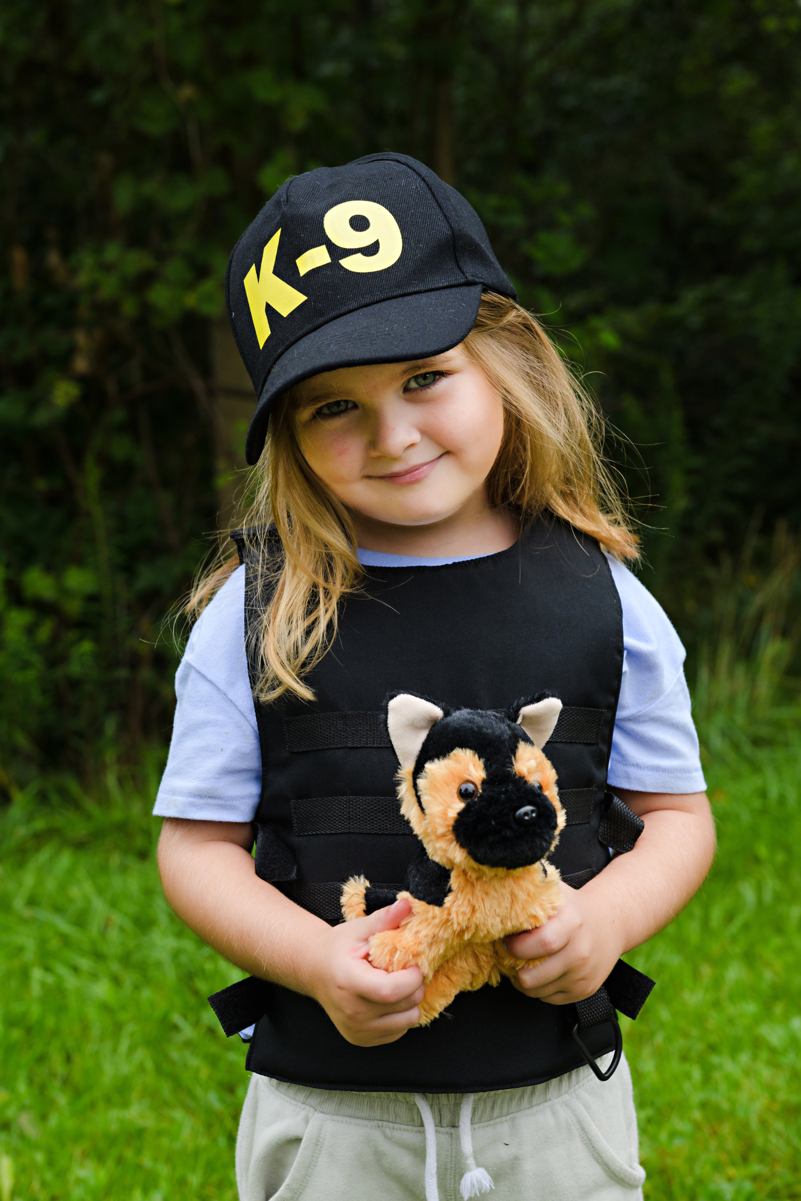 K9 Unit Police Vest with Hat & Plush Puppy