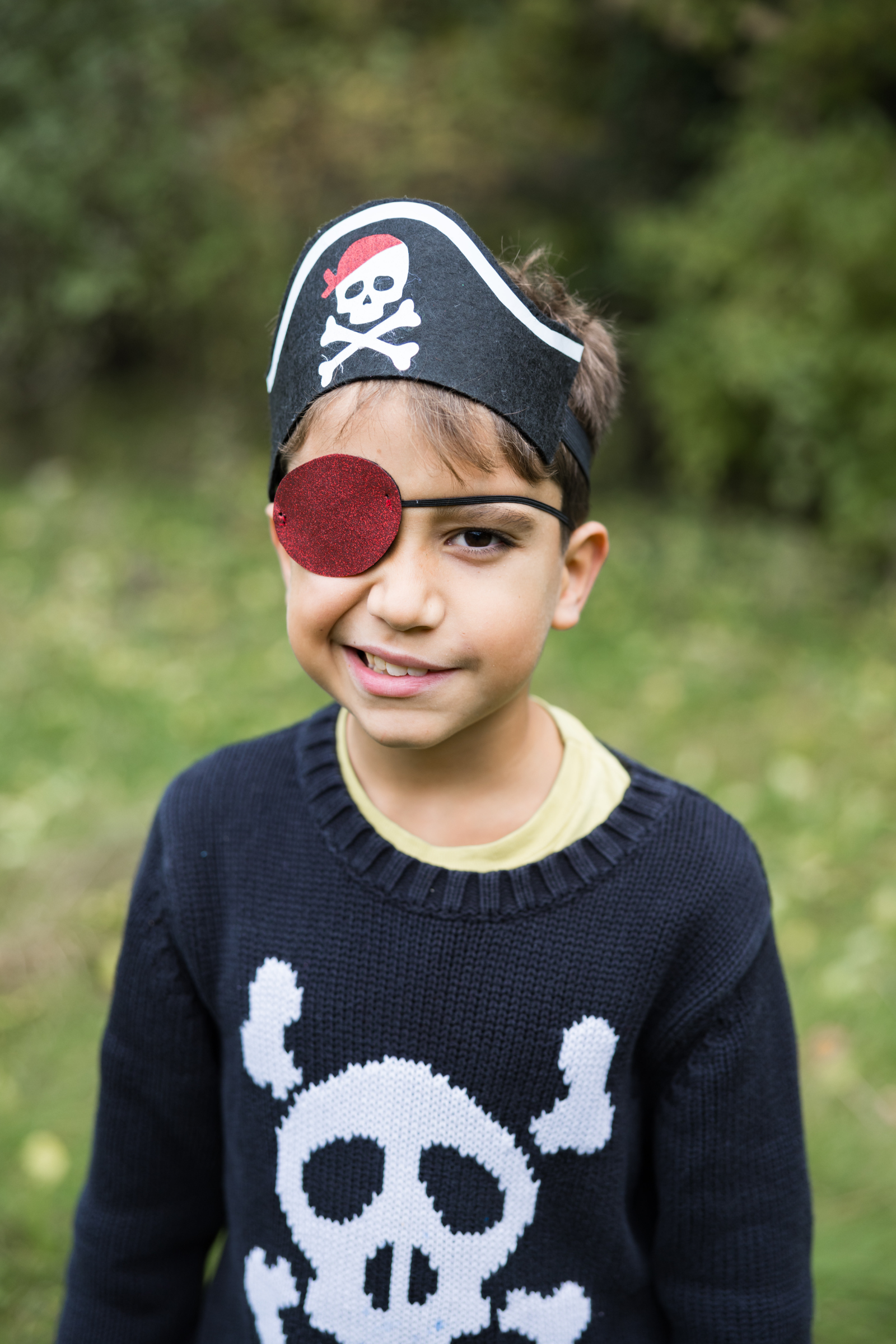 Pirate Hat Headband & Eyepatch Set (2 pcs)