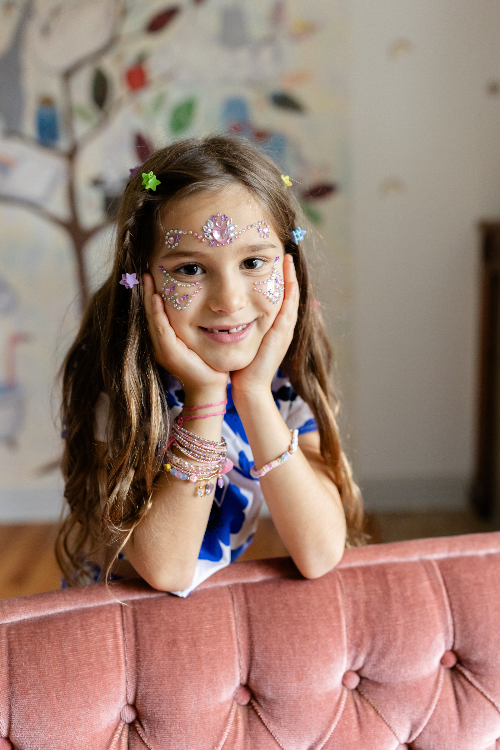 Face Crystal Sheet - Butterfly Princess (3 pcs)