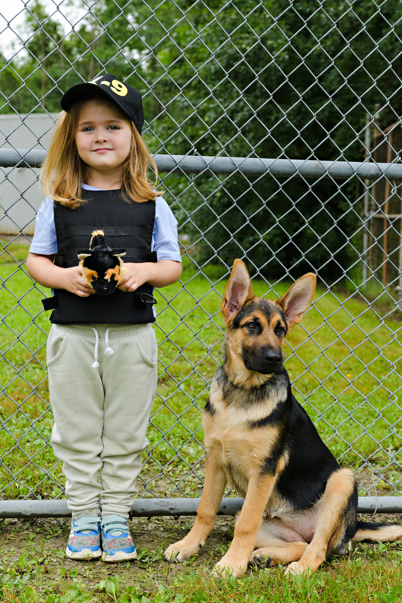 K9 Unit Police Vest with Hat & Plush Puppy