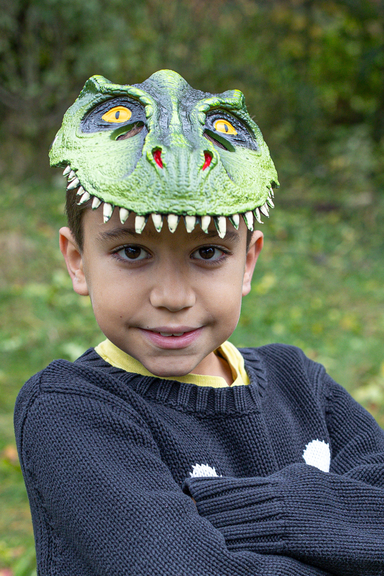 T-Rex Dino Mask, Green