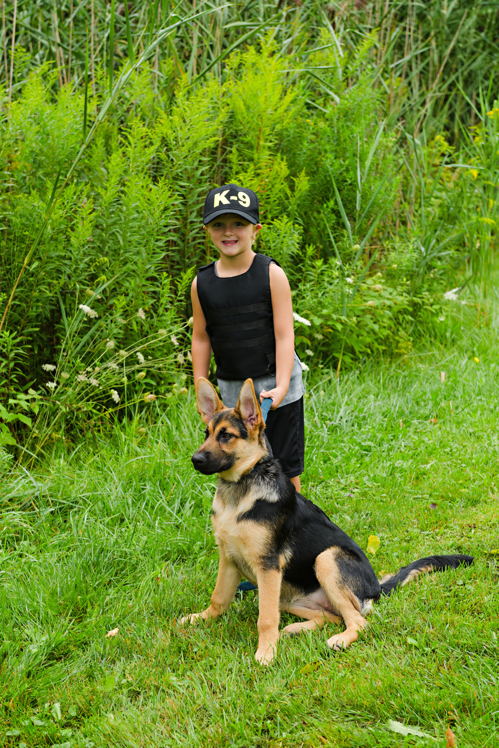 K9 Unit Police Vest with Hat & Plush Puppy
