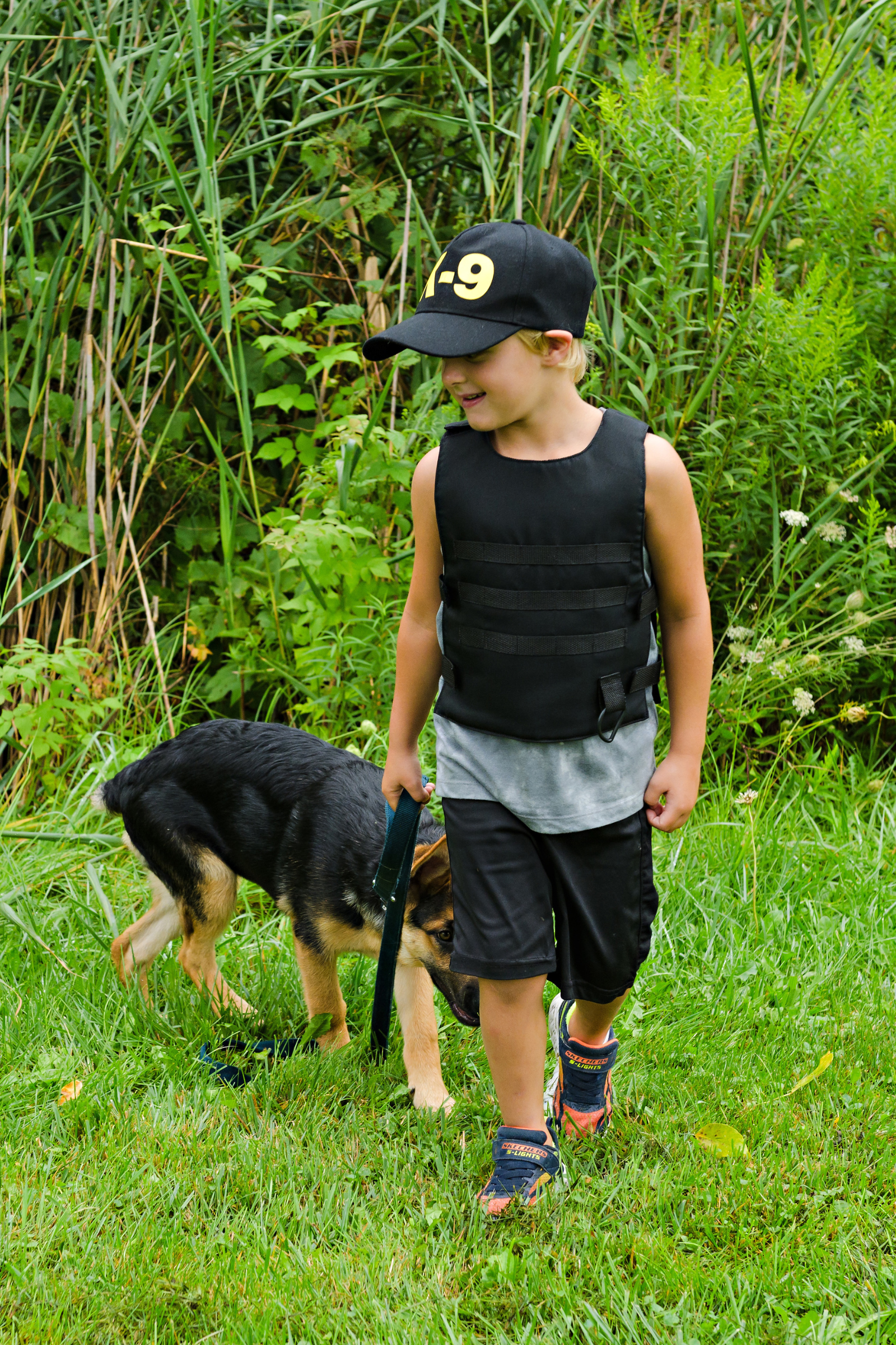 K9 Unit Police Vest with Hat & Plush Puppy