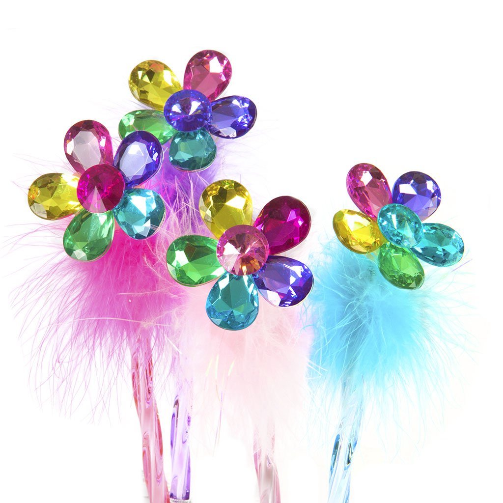 Flower Gem Fluffy Pens - Great Pretenders
