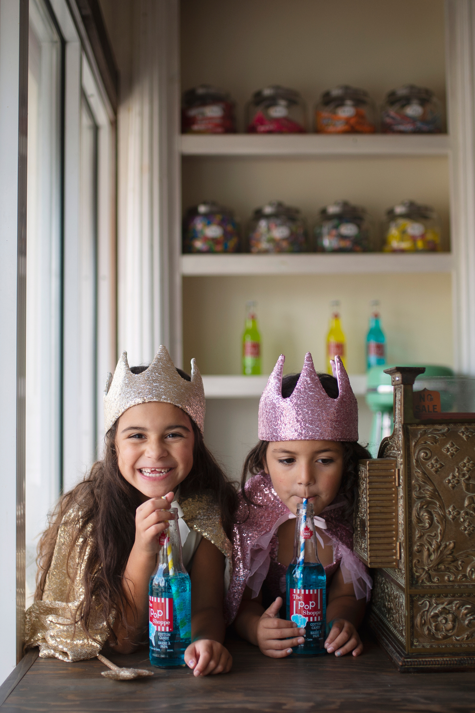 Gracious Gold Sequins Crown