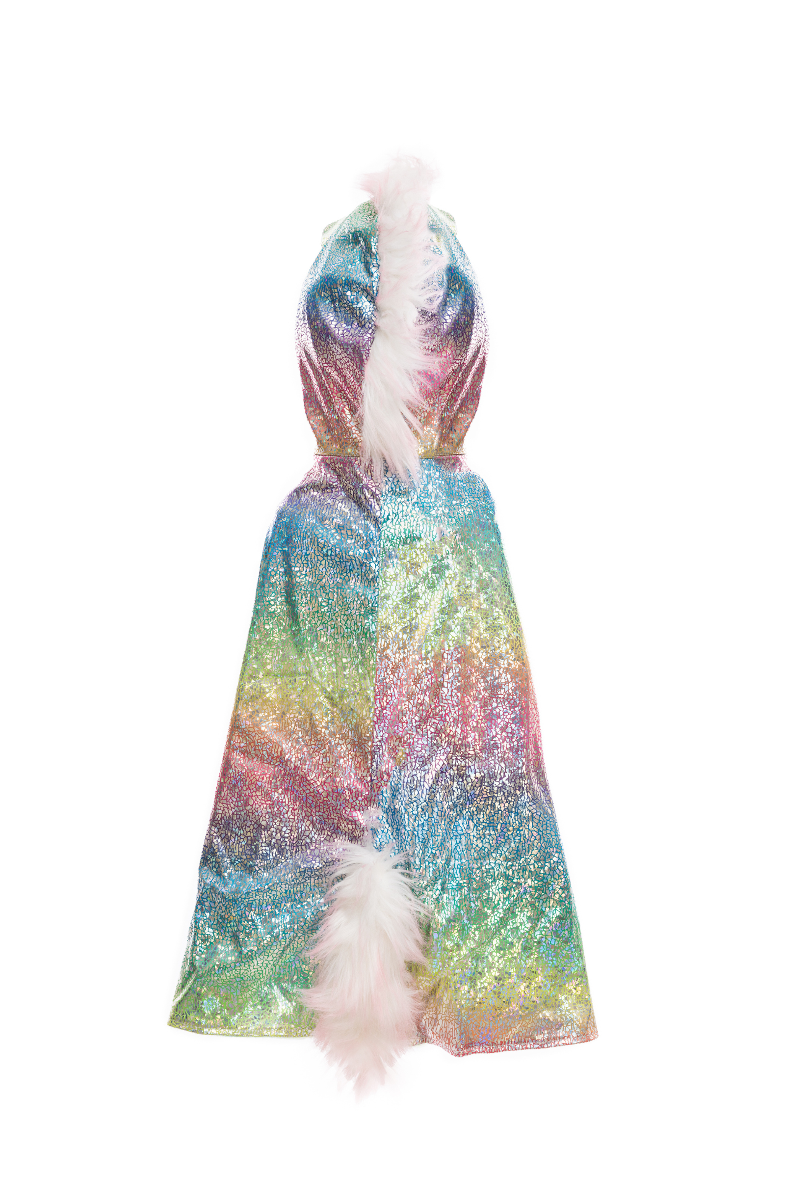 Rainbow Reversible Unicorn Dragon Cape