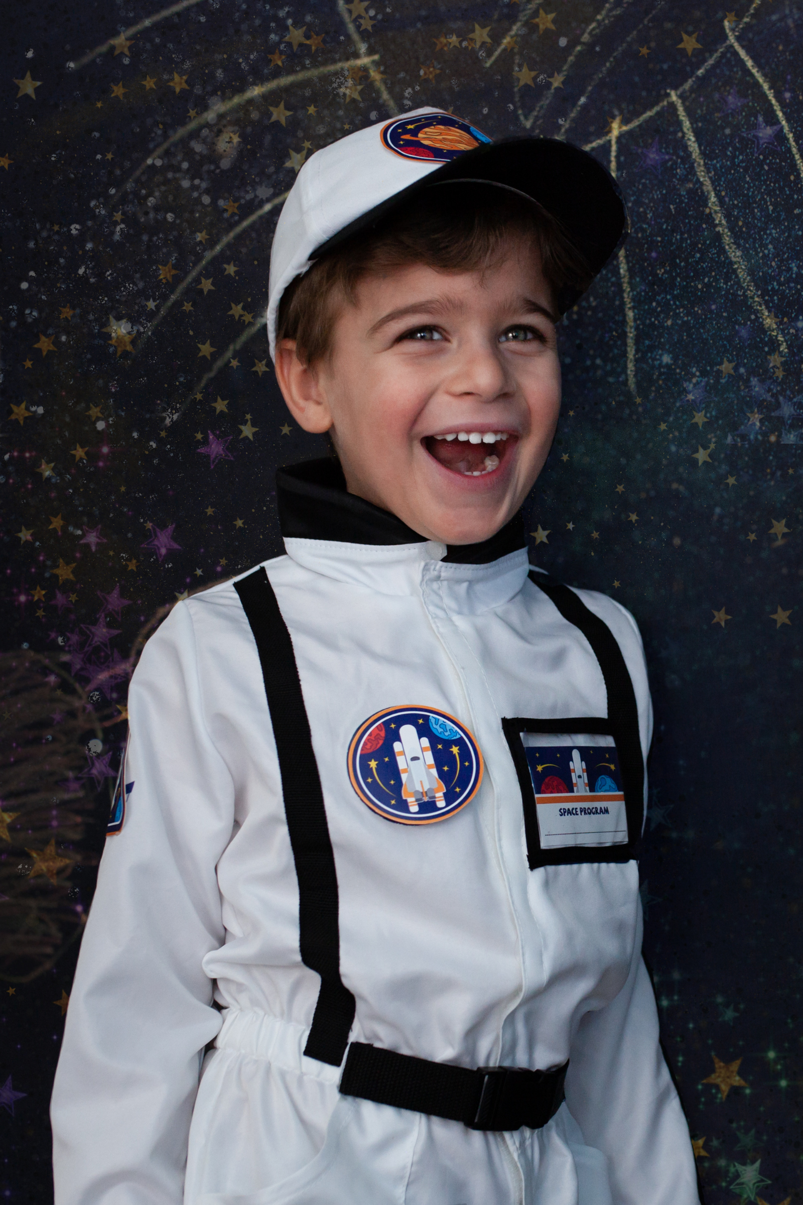 Astronaut Set with Jumpsuit, Hat & ID Badge