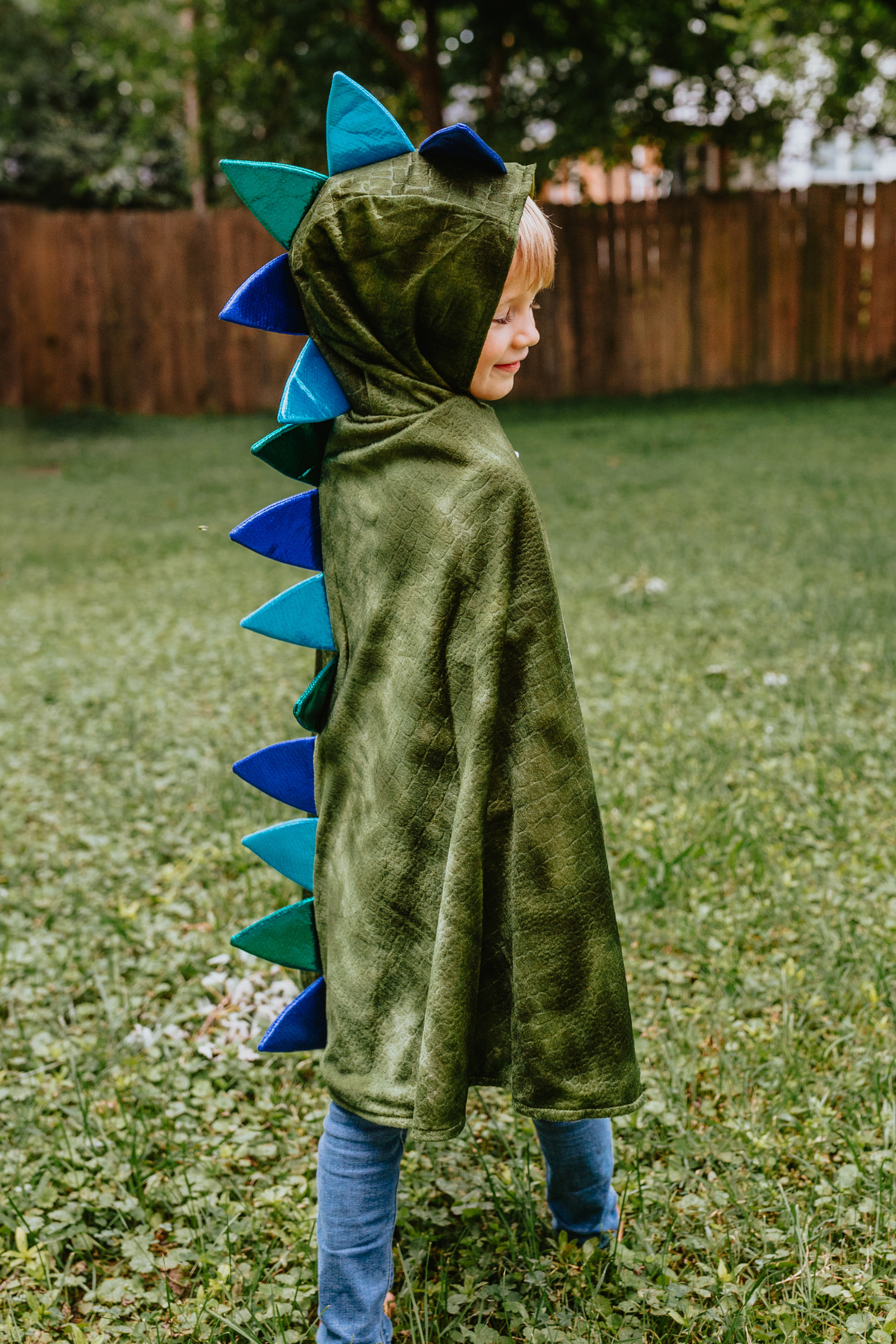 Green Dragon Cape with Claws