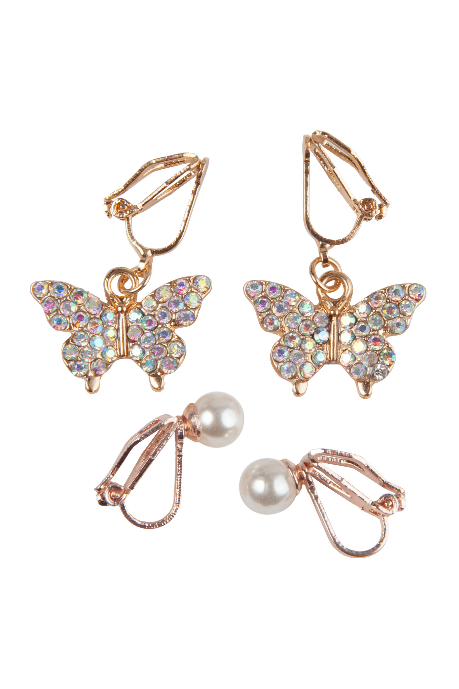 Boutique Butterfly Clip On Earring (2 sets)