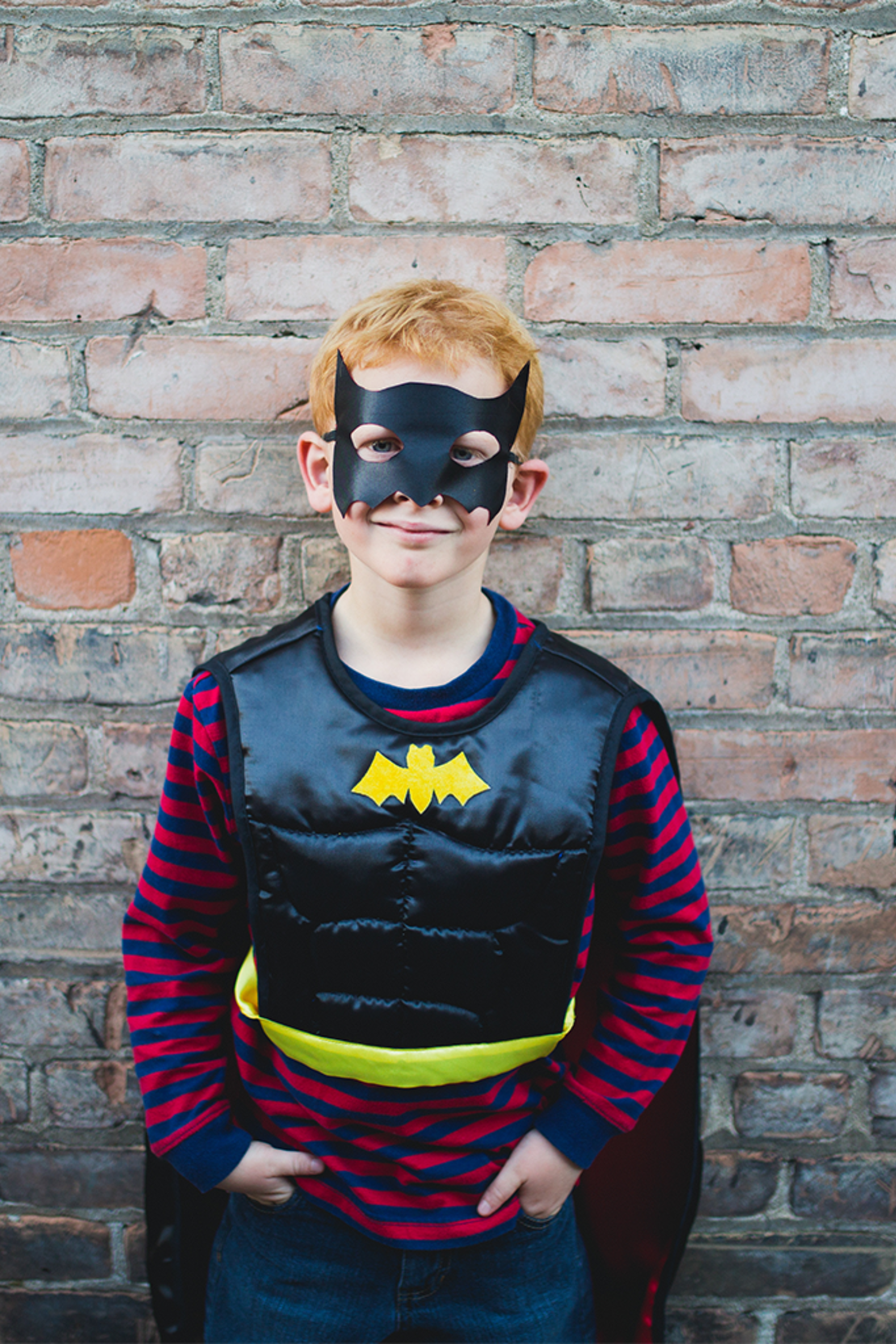 Reversible Superhero Bat Tunic with Cape & Mask